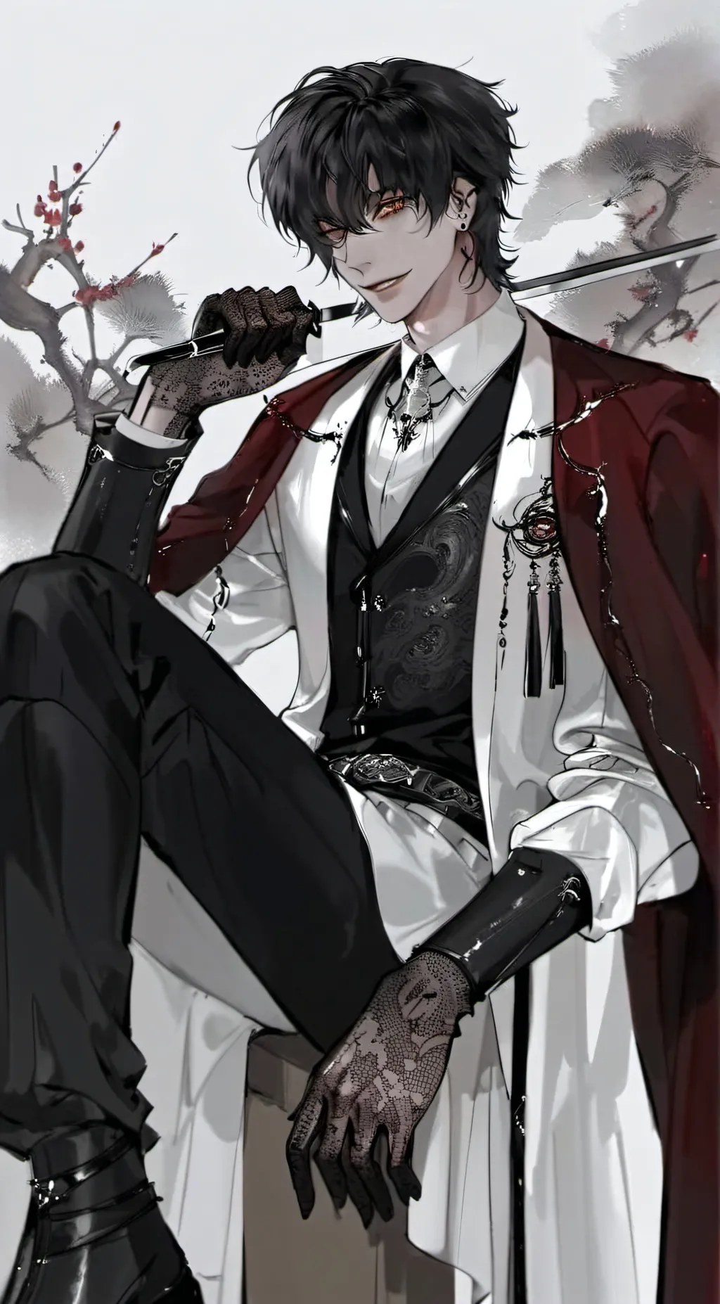 ai character: 味味 background