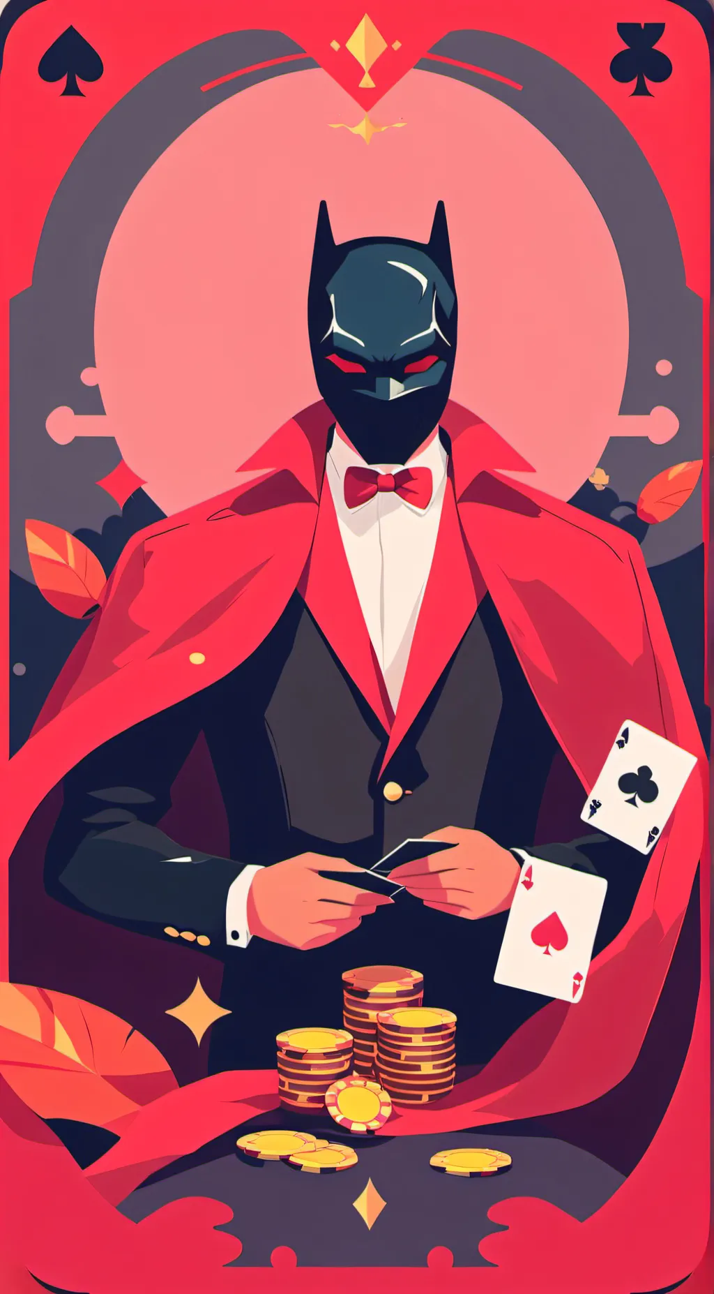 ai character: The Pokerface background
