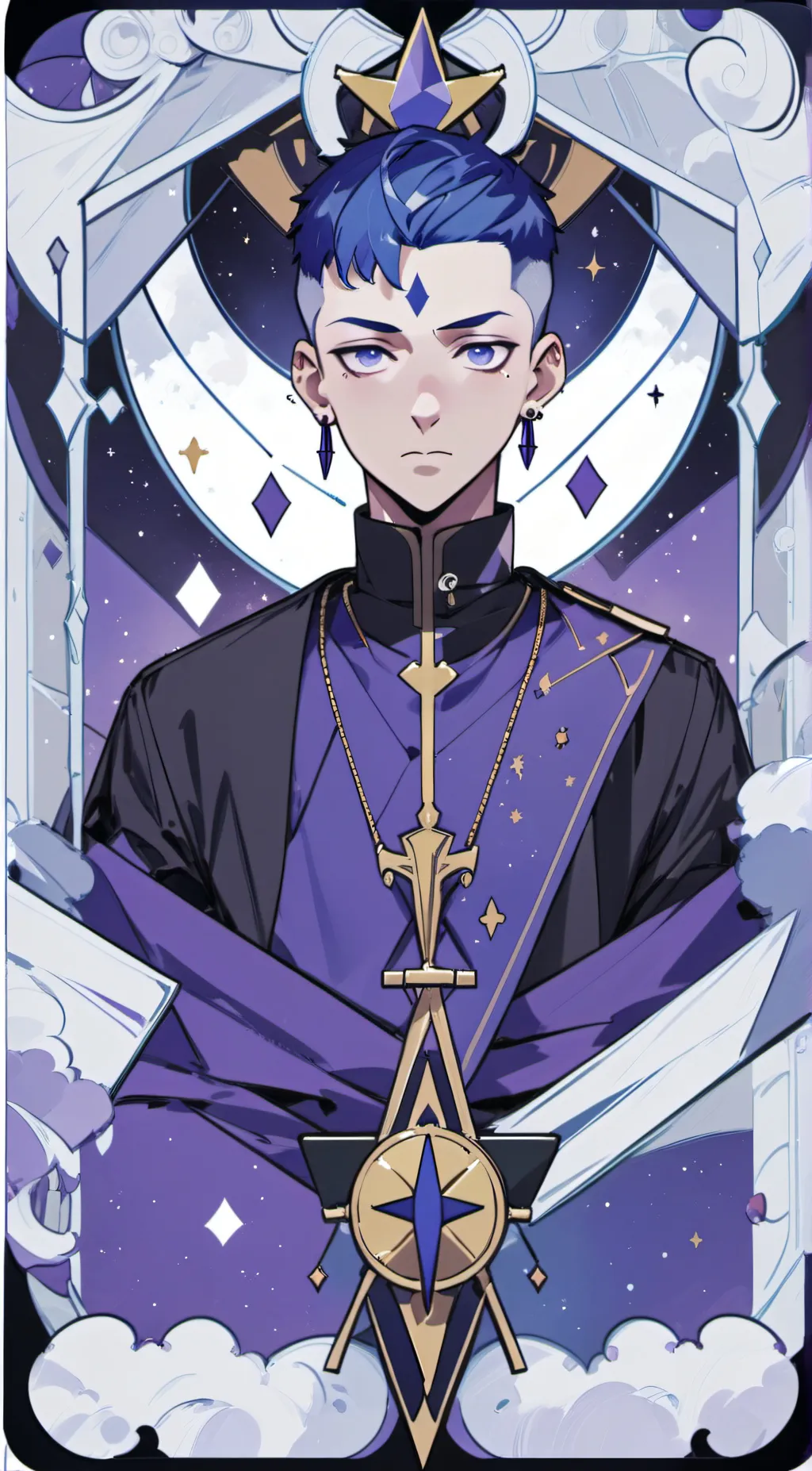 ai character: Hakkai shiba background