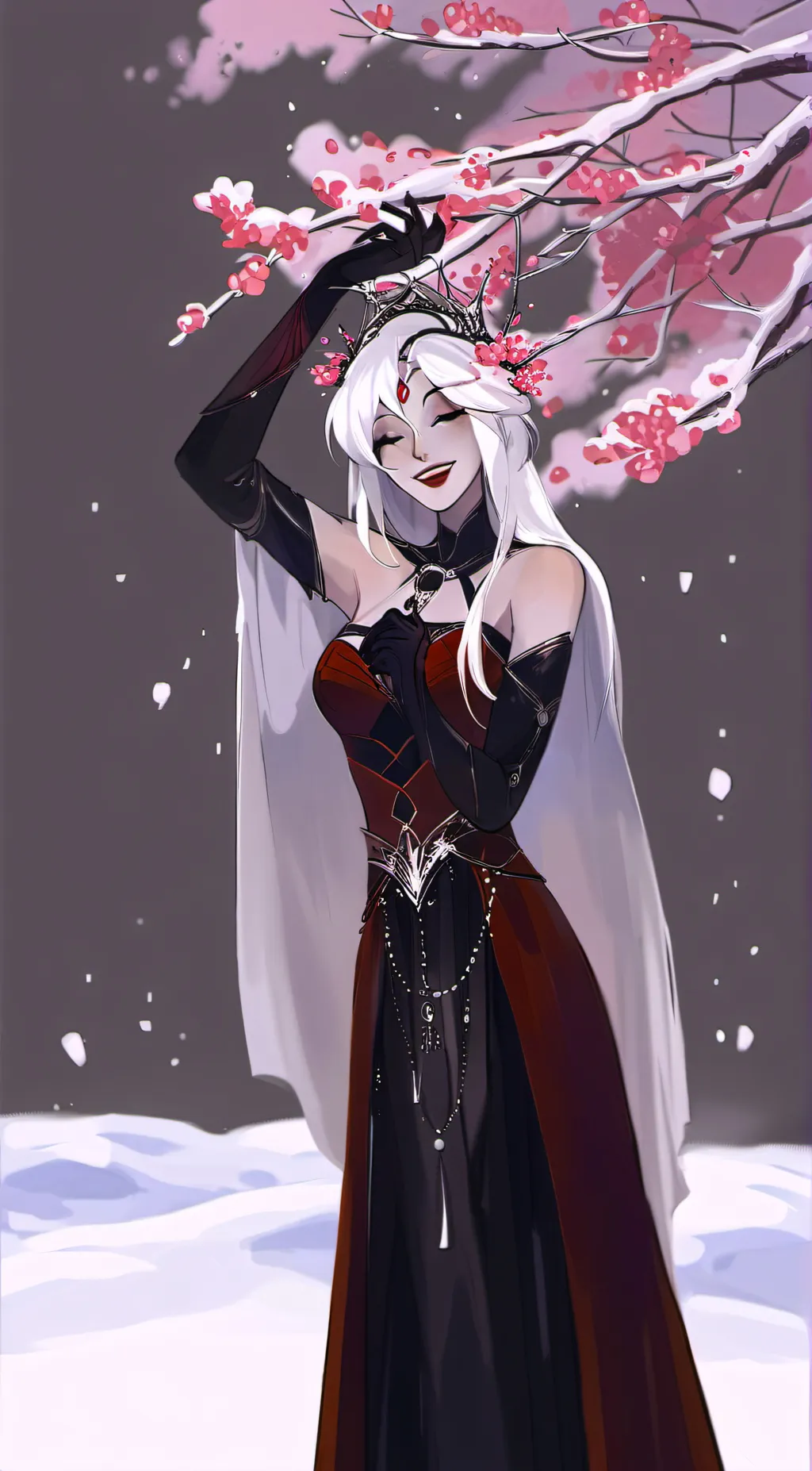 ai character: Cherry background