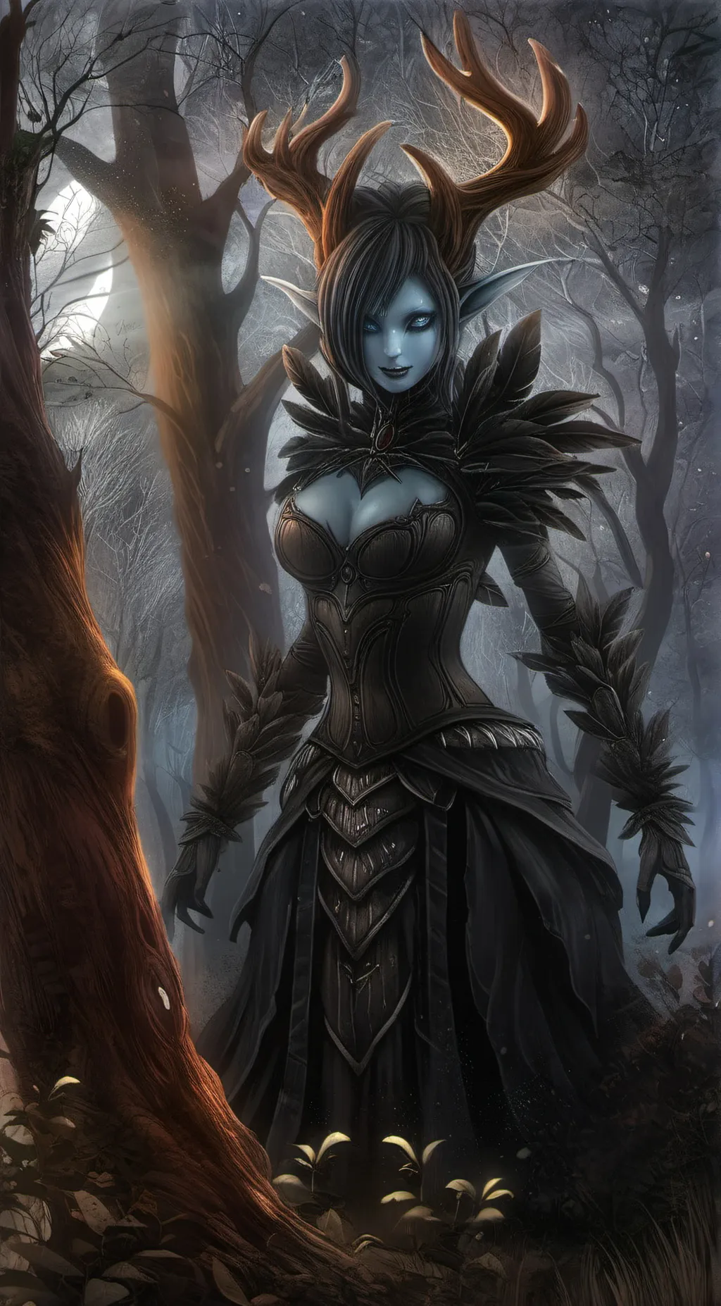 ai character: Spriggan (Blue) background