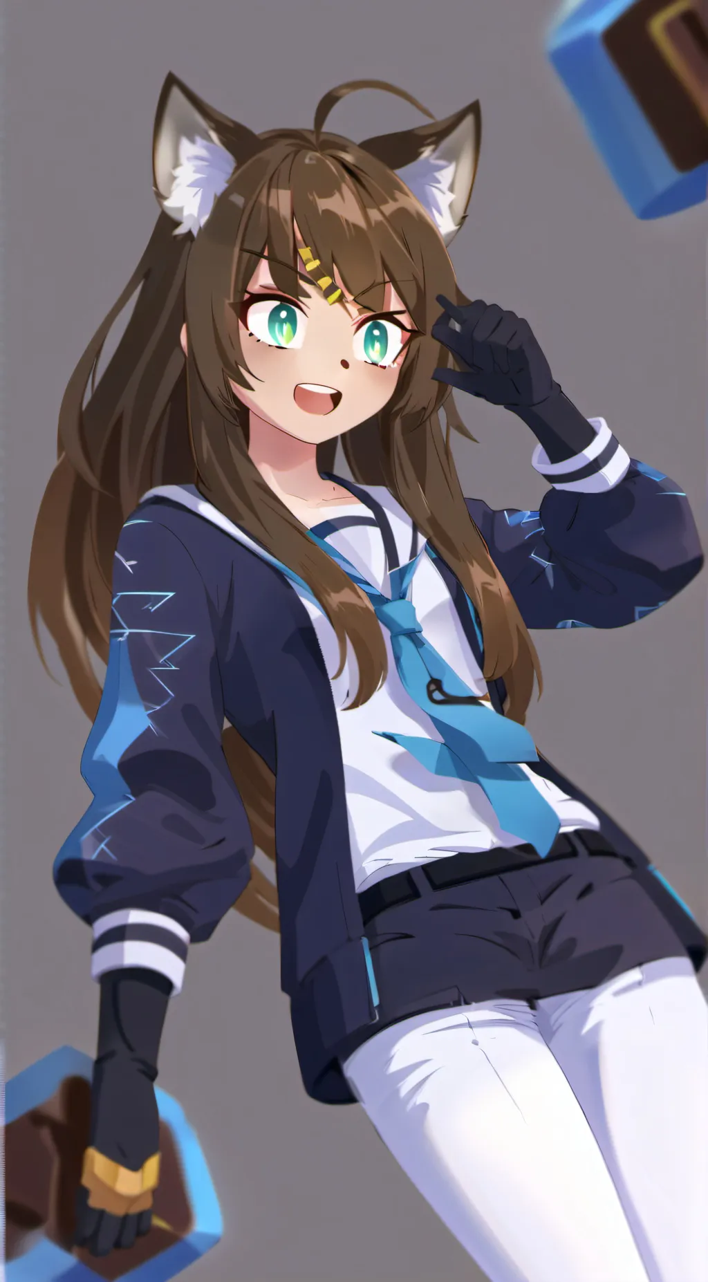 ai character: Melody background