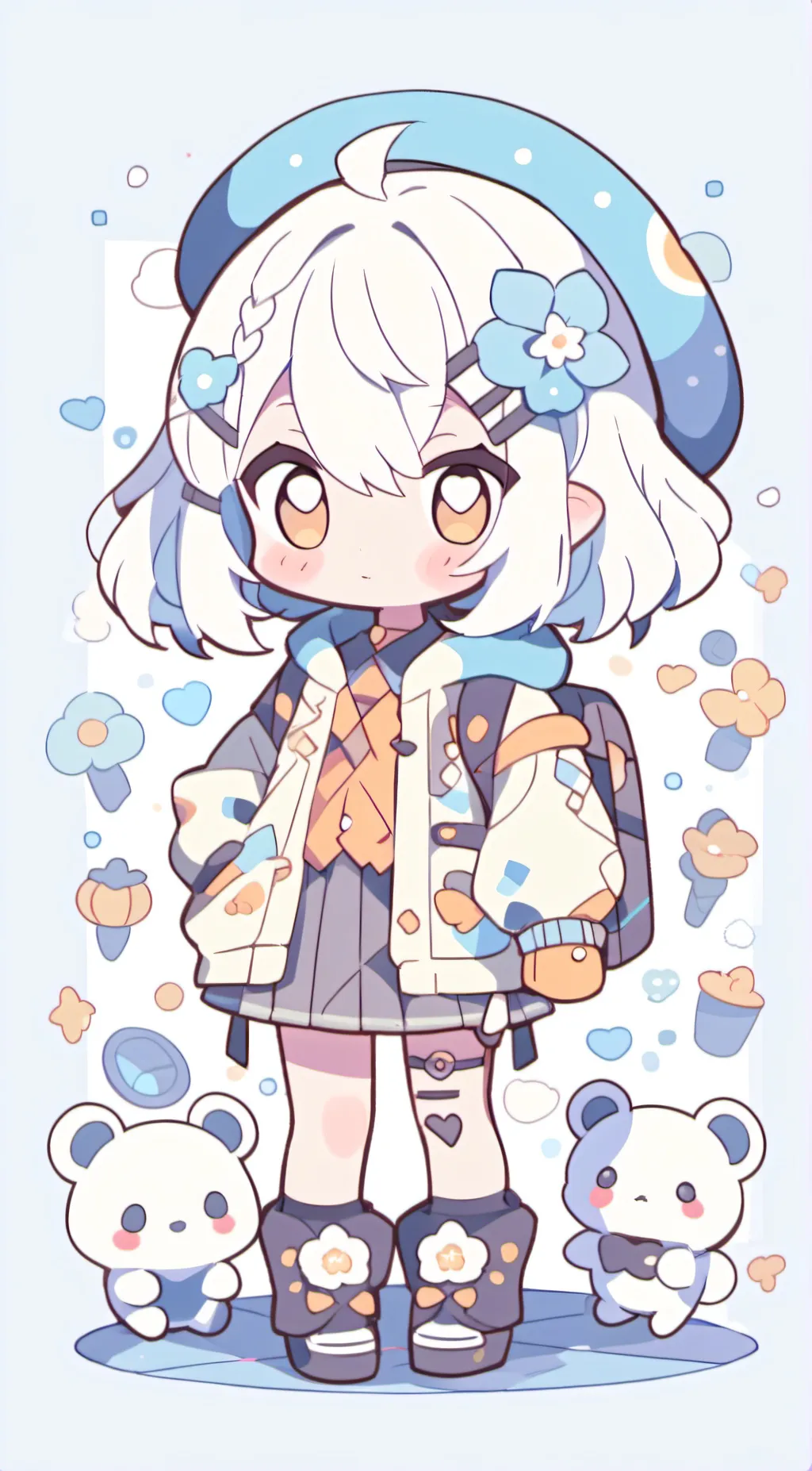 ai character: Star background