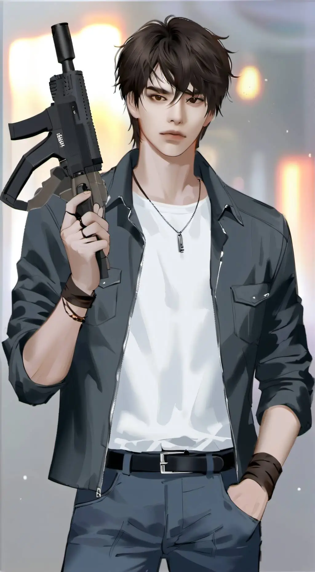 ai character: William J Rogers background