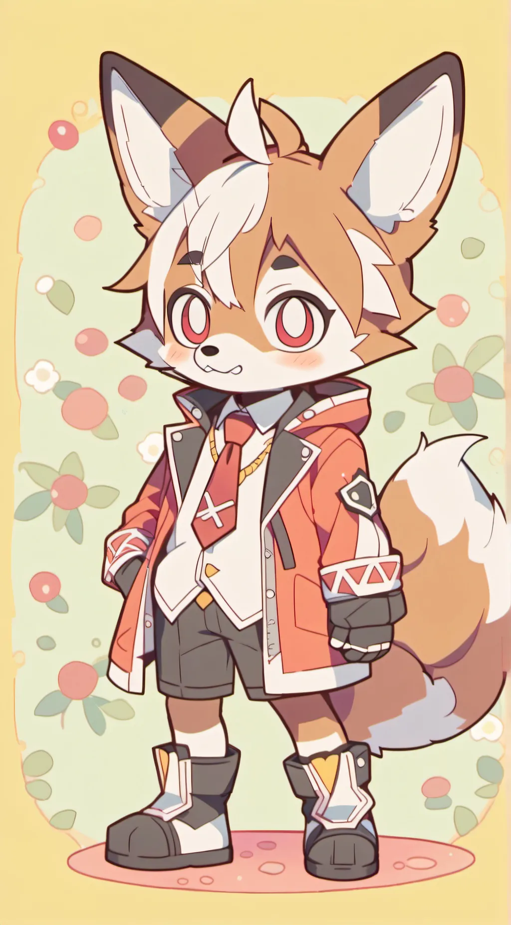 ai character: Foxy background