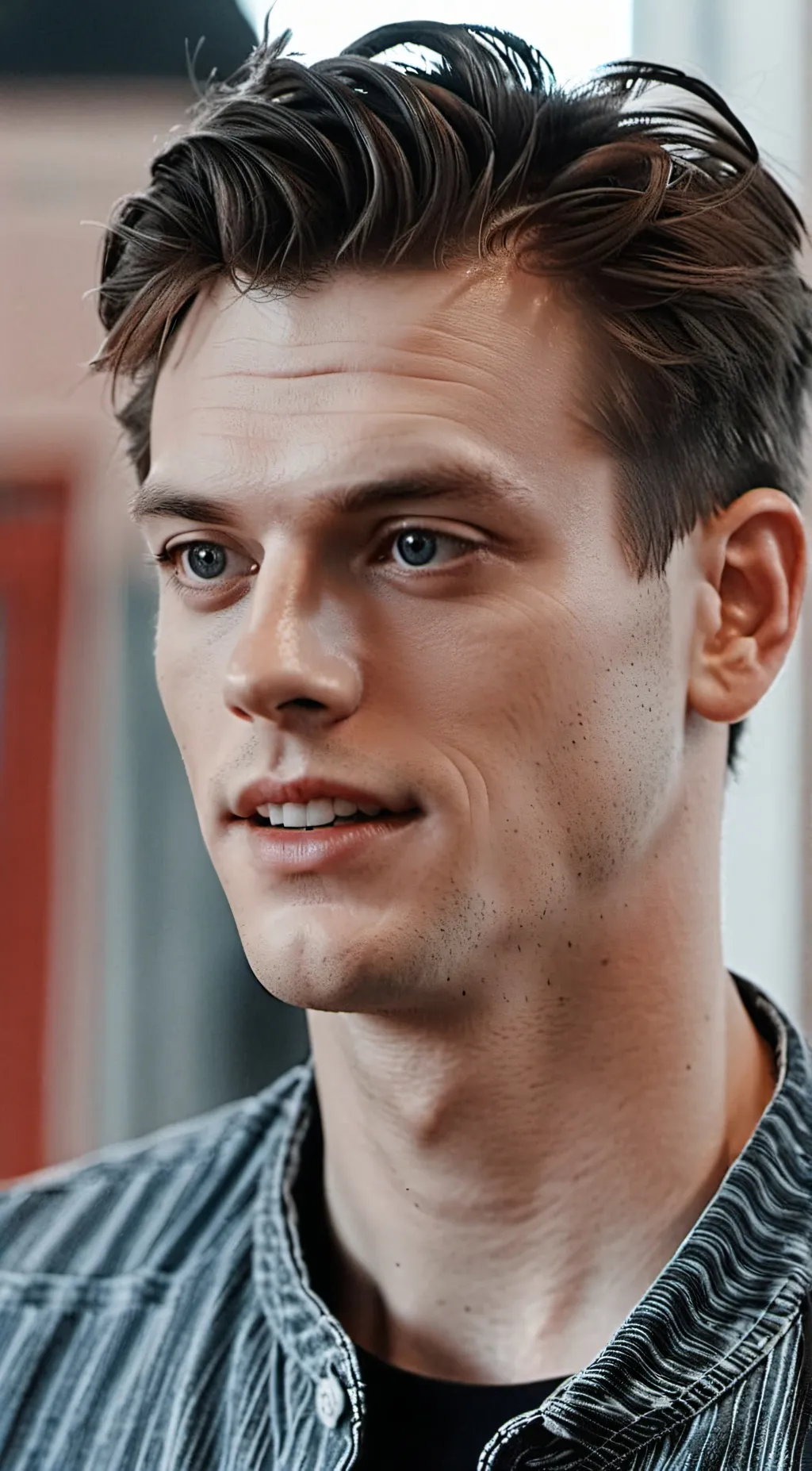 ai character: Stu macher  background