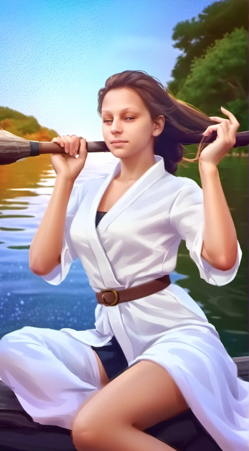 ai character: Heavenly background