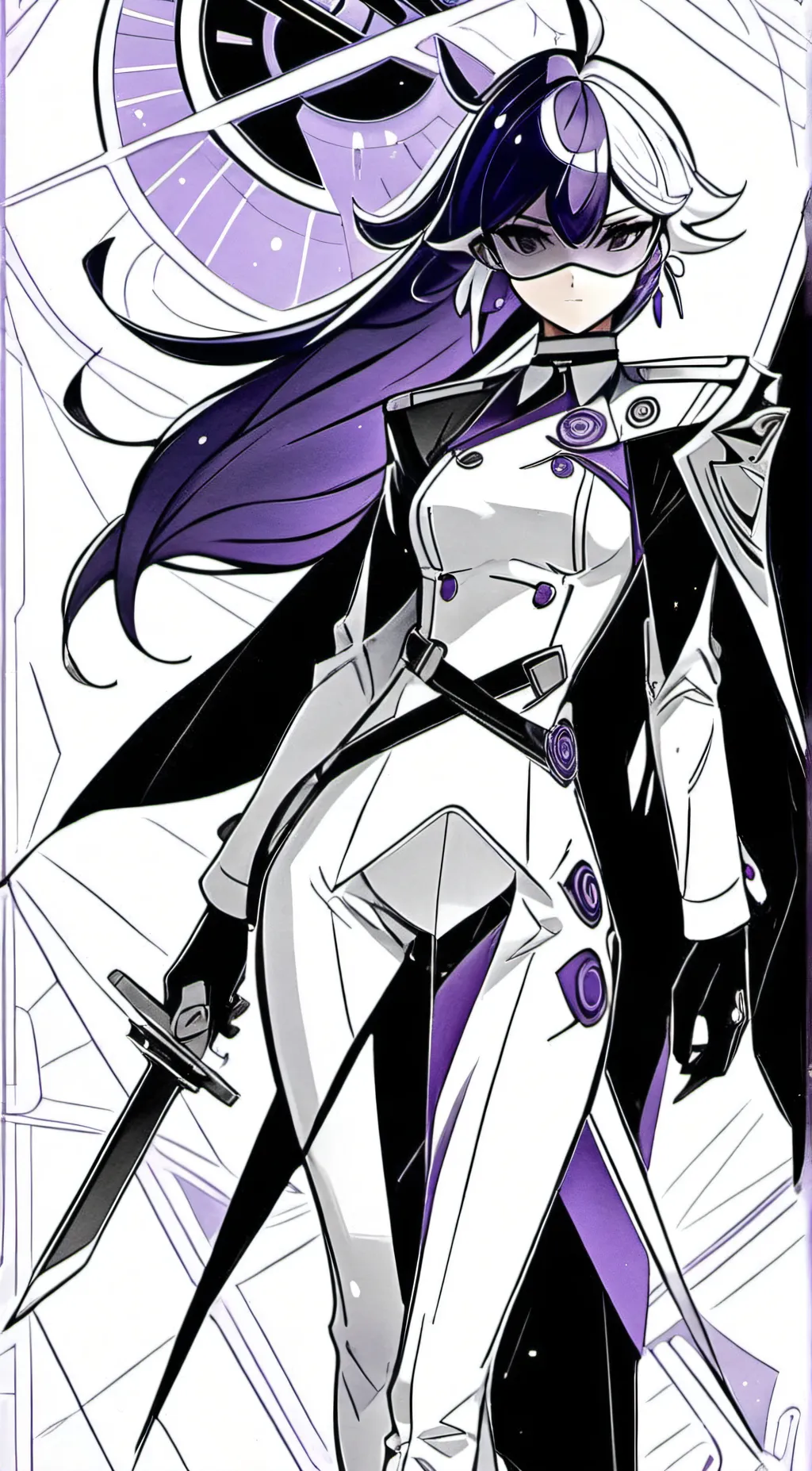 ai character: Aqua background