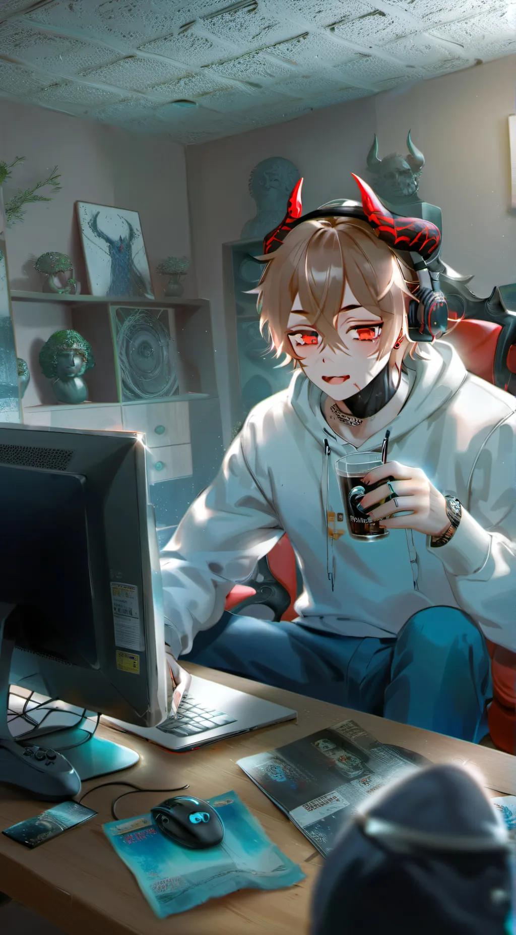 ai character: Sam background