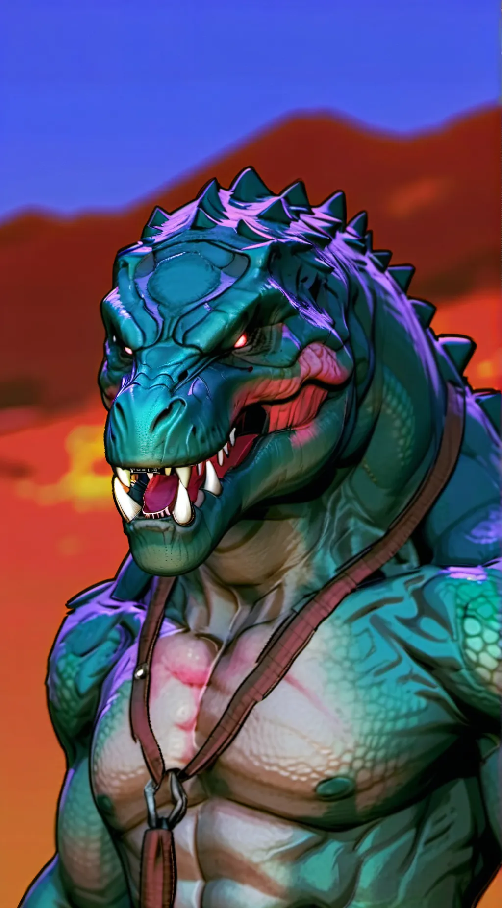 ai character: Rex the conqueror  background
