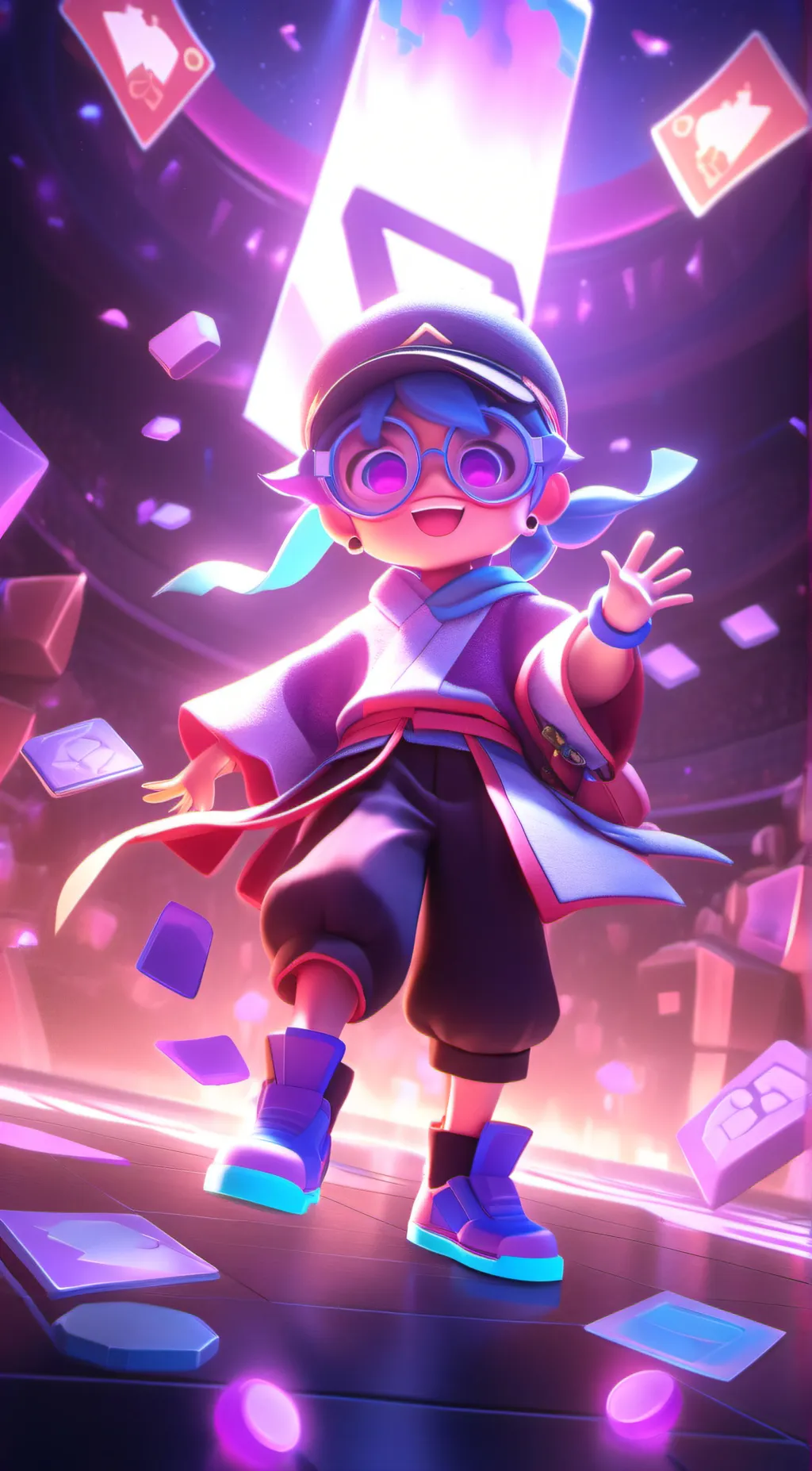 ai character: angel  background