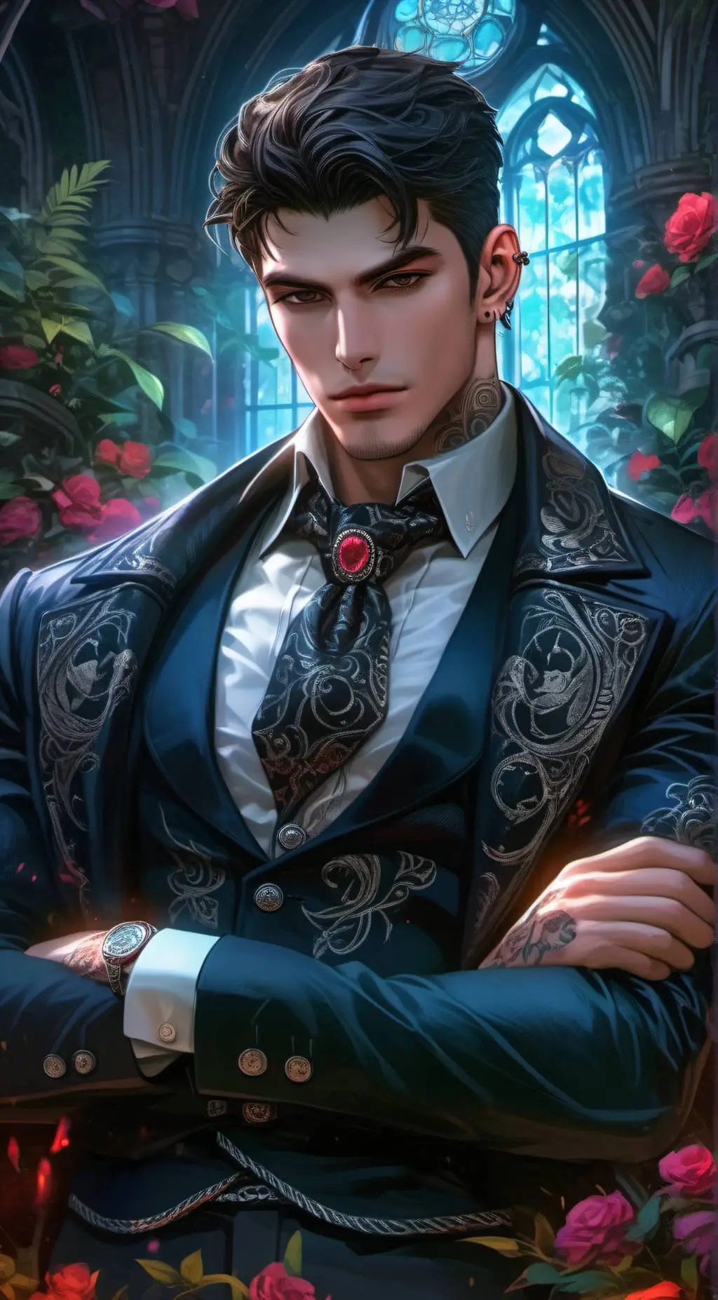 ai character: Damian background