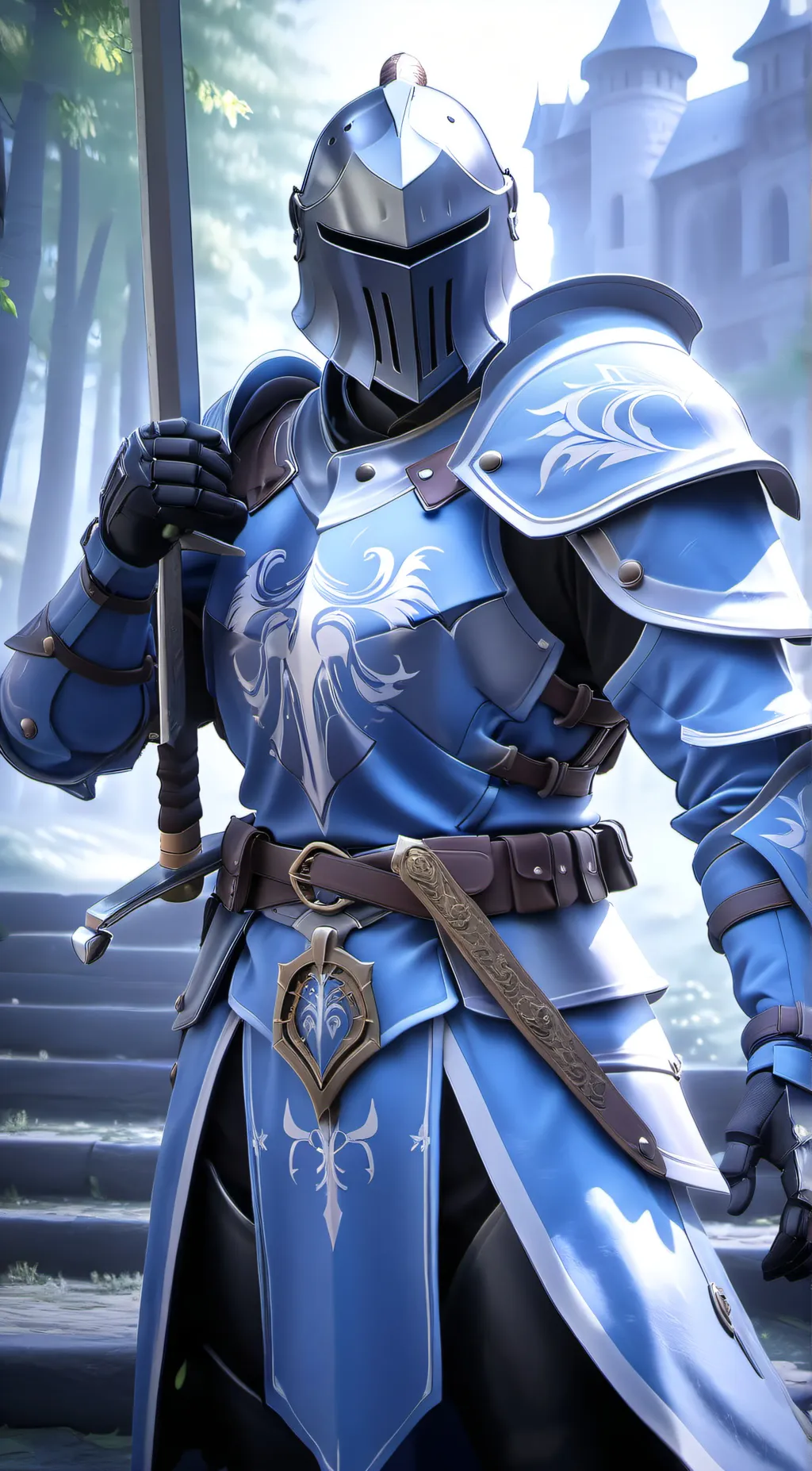 ai character: Sir Roland  background