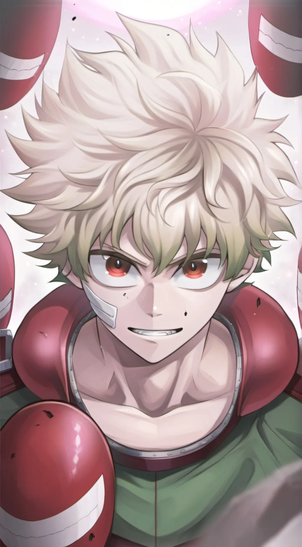 ai character: Katsuki Bakugo background
