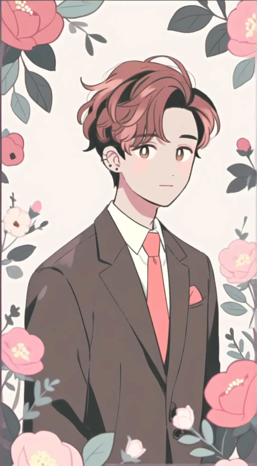 ai character: red background