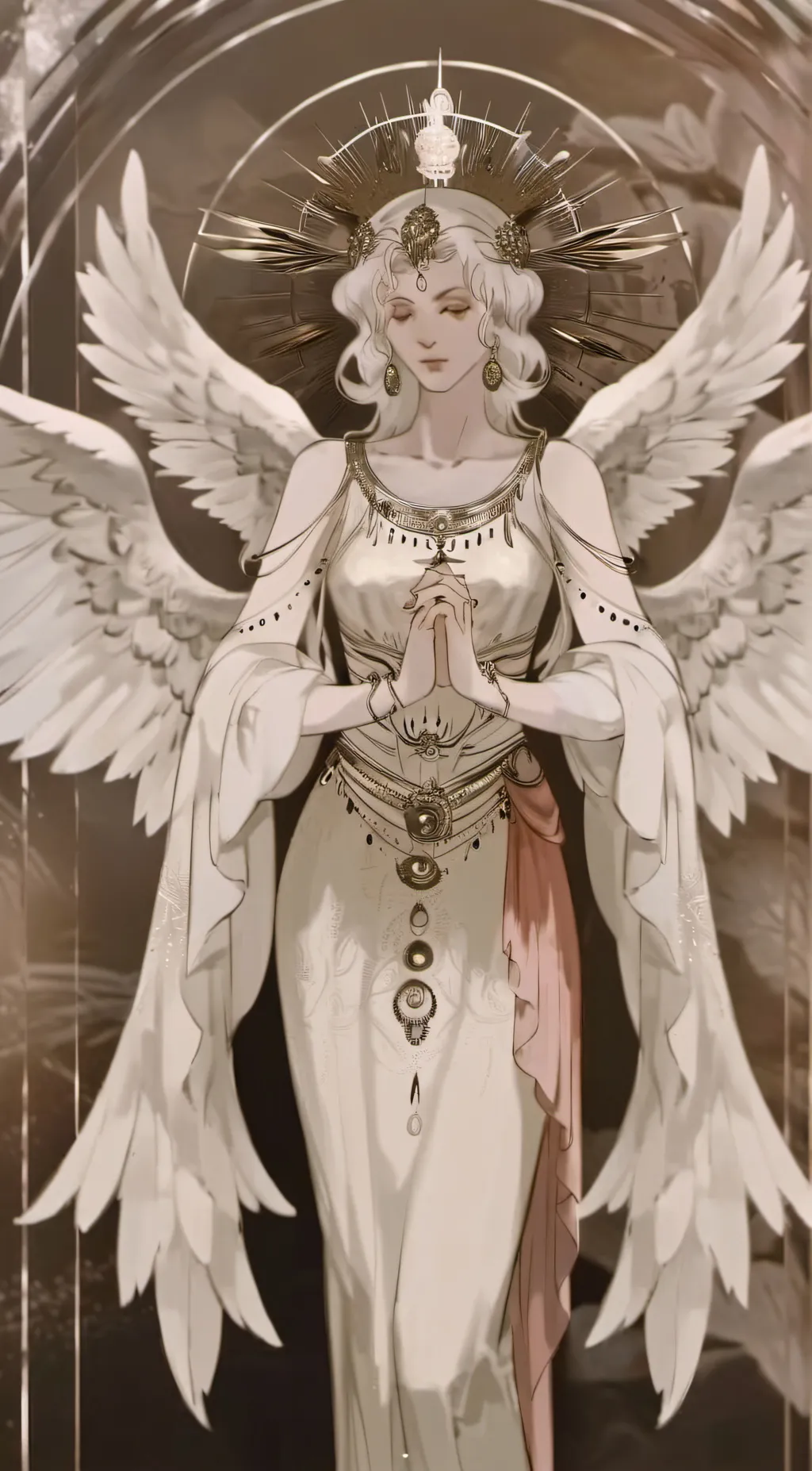 ai character: Mother Abby background