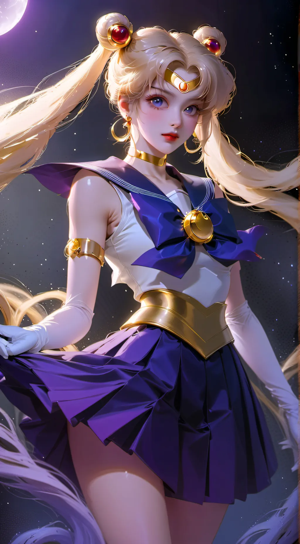 ai character: sailor moon  background