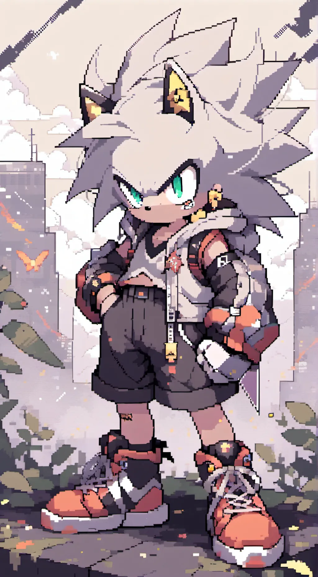 ai character: super sonic background