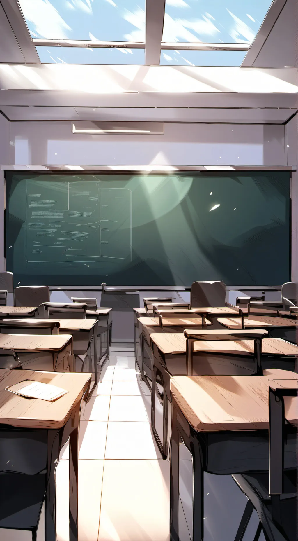 ai character: MY CLASS ROOM😰 background