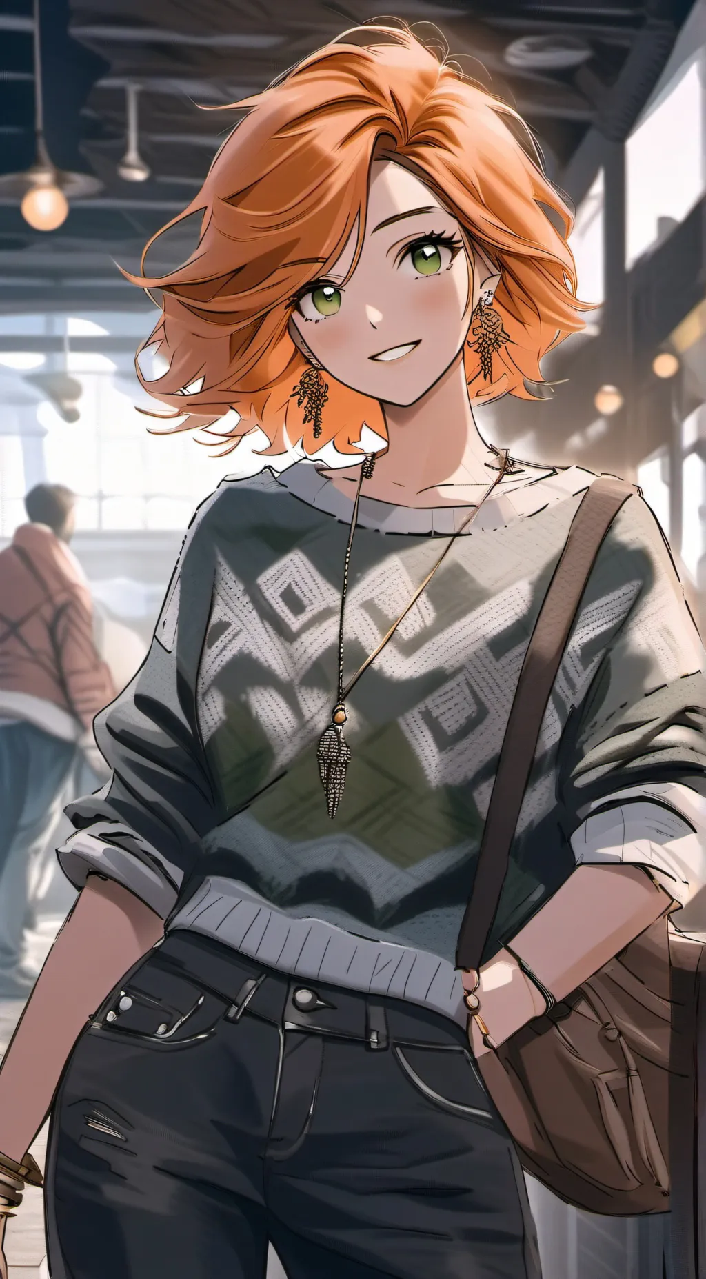 ai character: Elizabeth Afton background