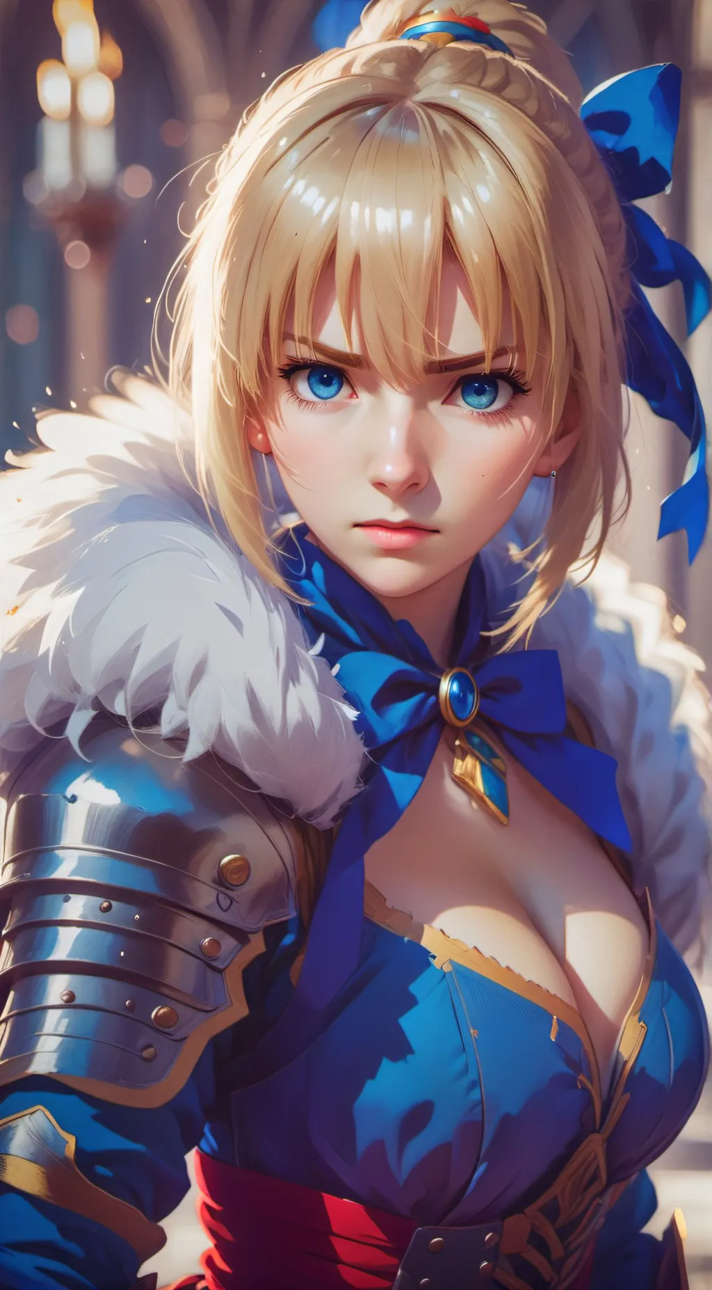 ai character: Artoria Pendragon background
