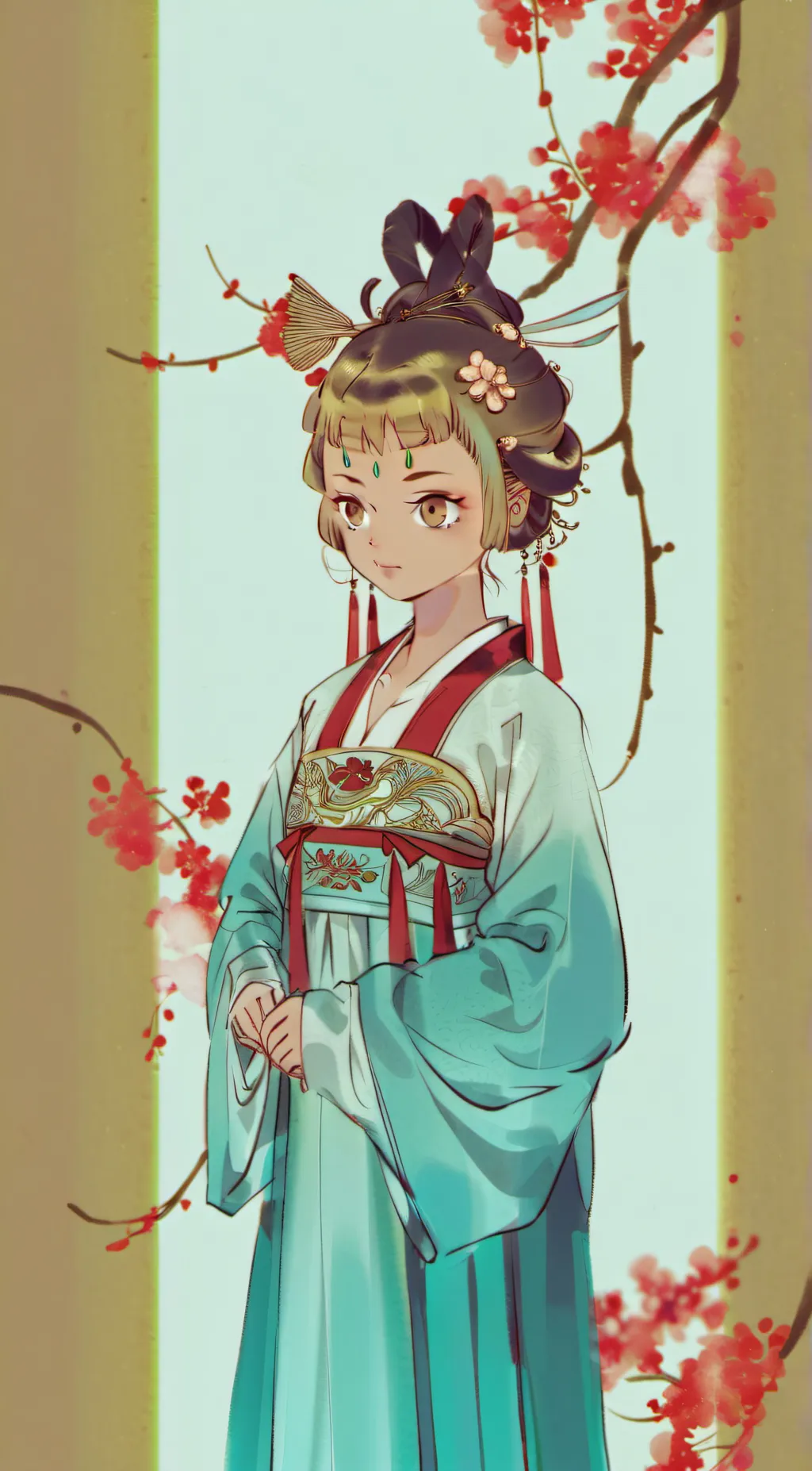 ai character: 蘊Wen background