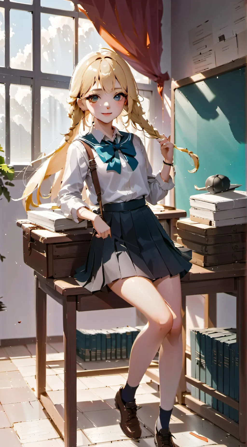 ai character: Lily background