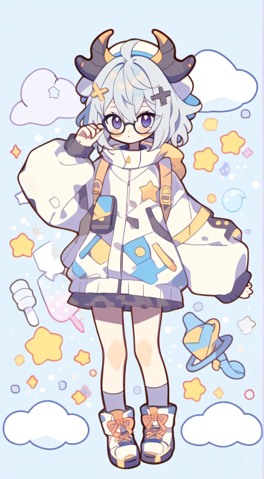 ai character: Lilly background