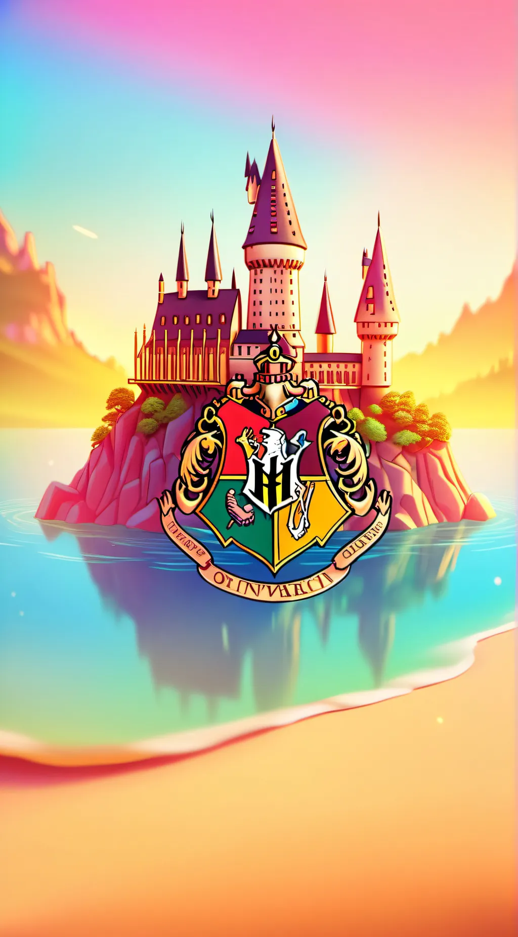 ai character: Hogwarts! background