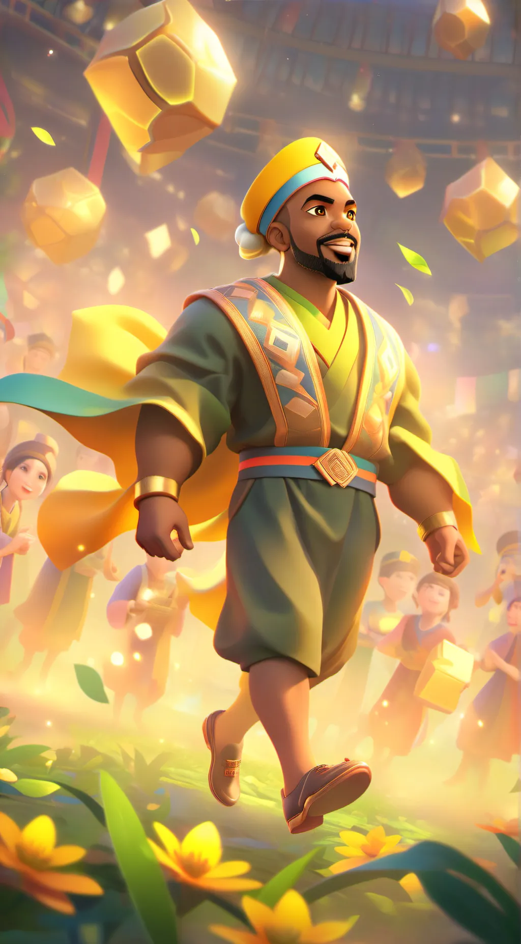 ai character: obani background
