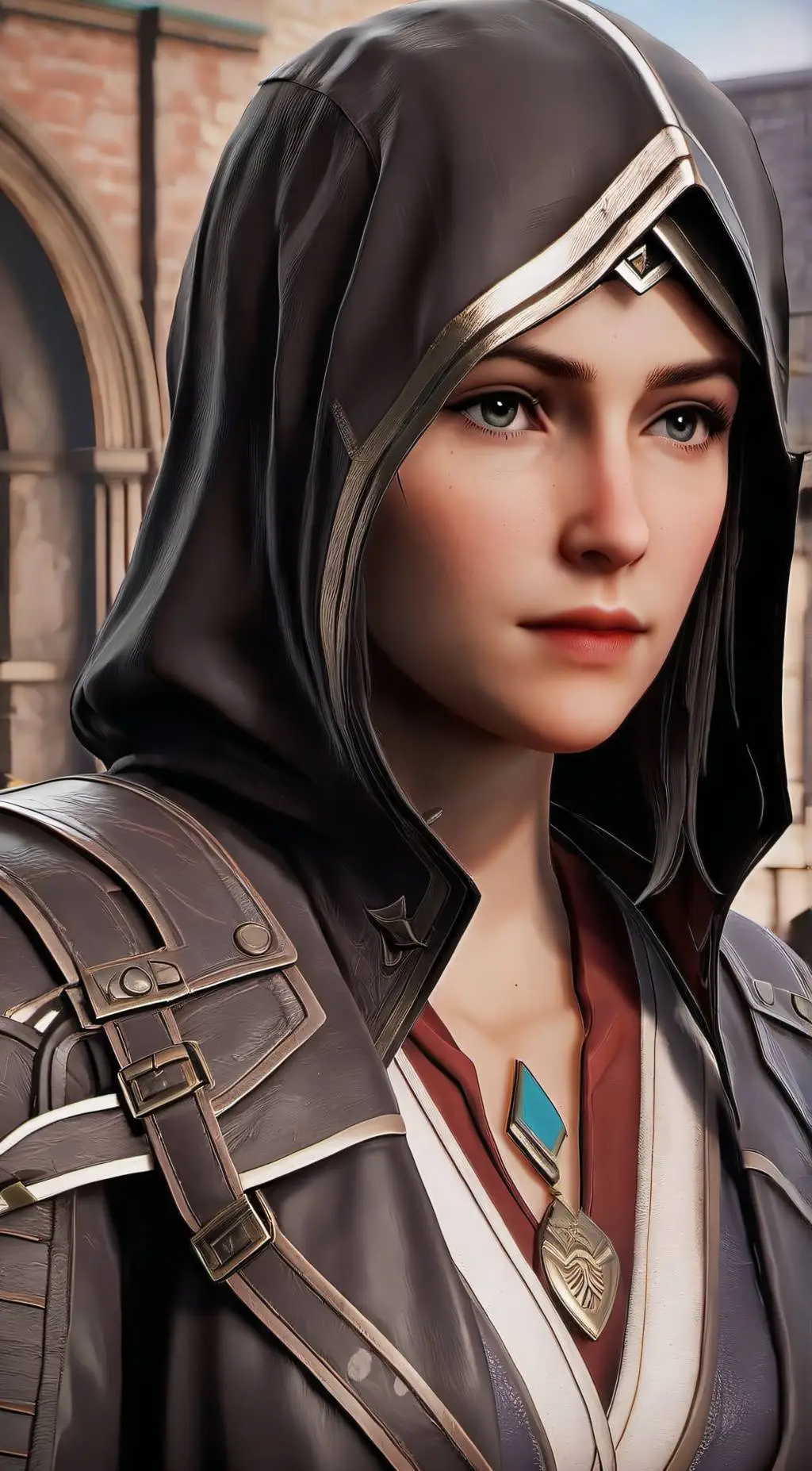 ai character: Evie Frie background