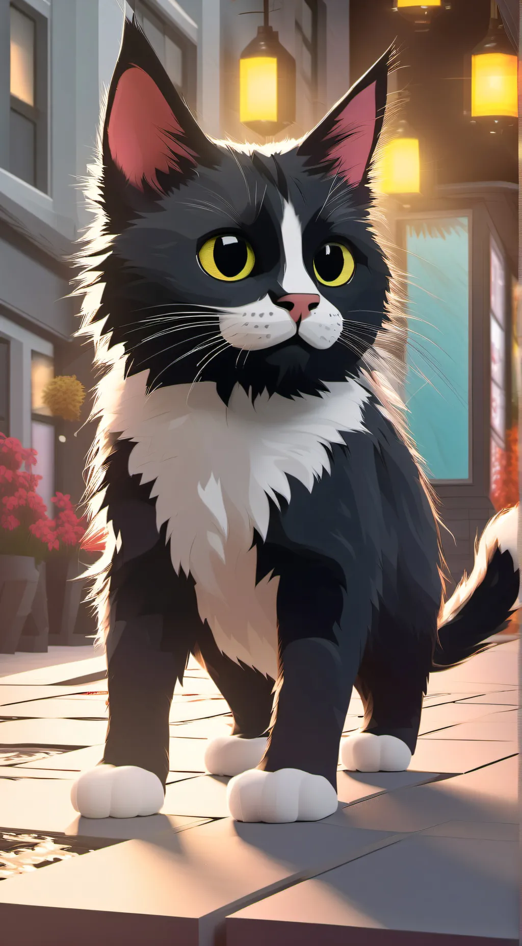 ai character: Maxwell the cat background
