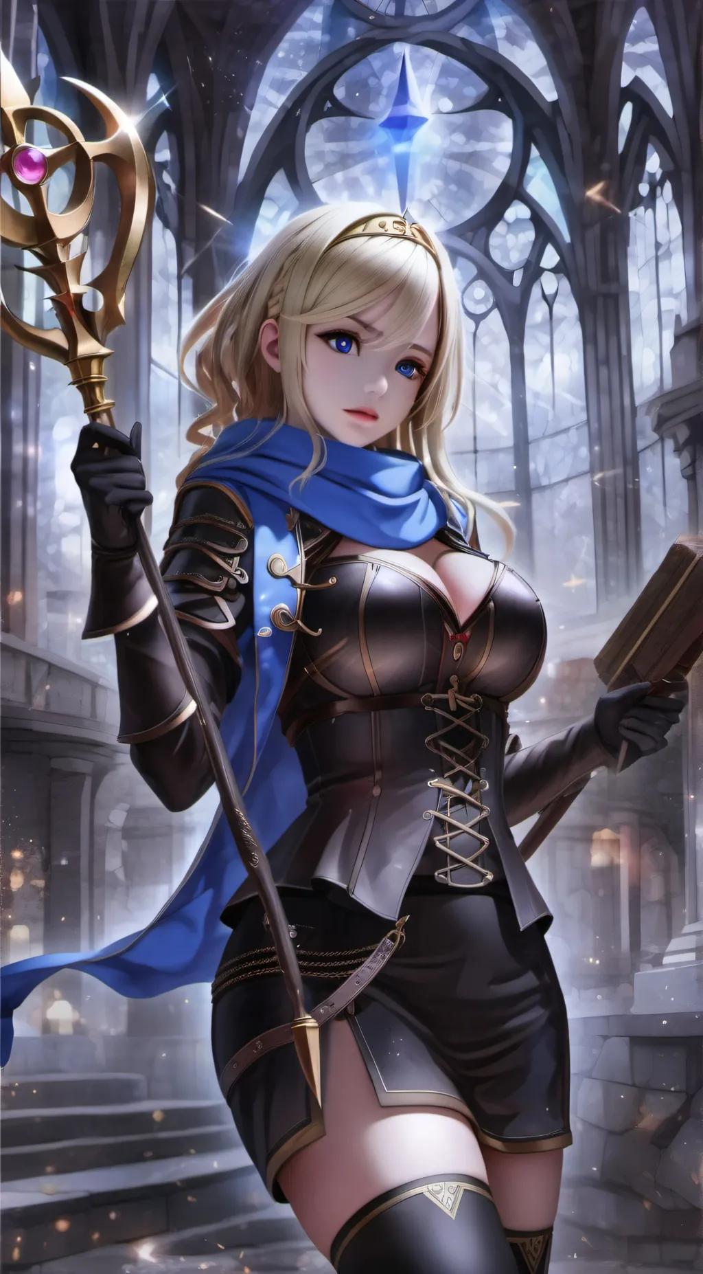 ai character: Seraphina Dawnstar background