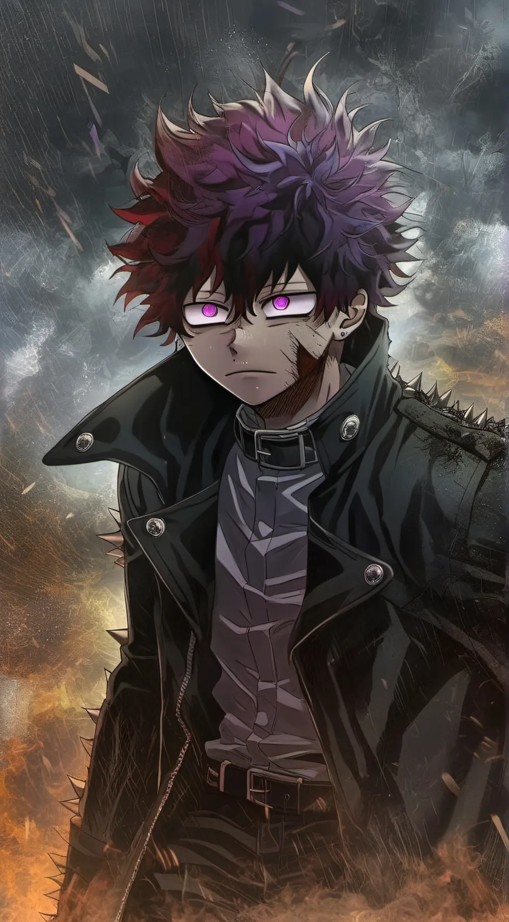 ai character: Dabi background