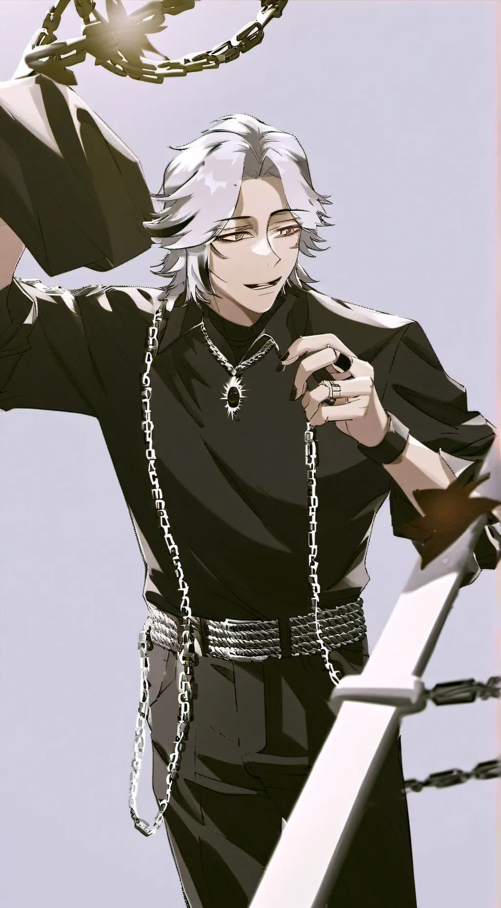 ai character: ‧˚꒰ᎨᏉᎯᏁ꒱༘⋆ background