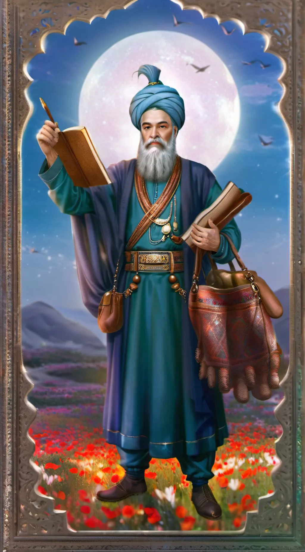 ai character: Ferdowsi background