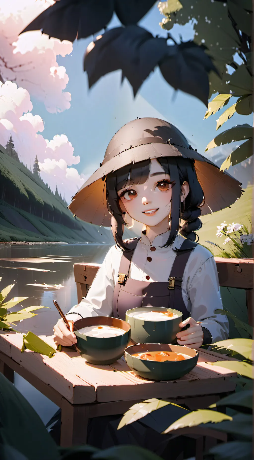 ai character: ruby background
