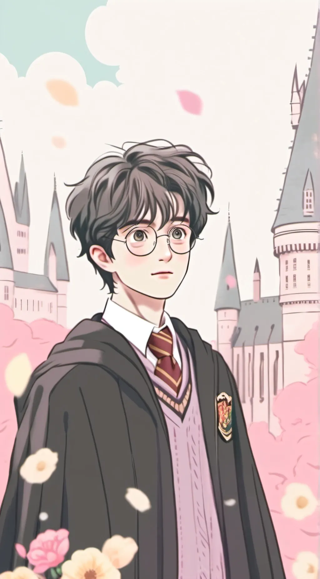 ai character: Harry Potter  background