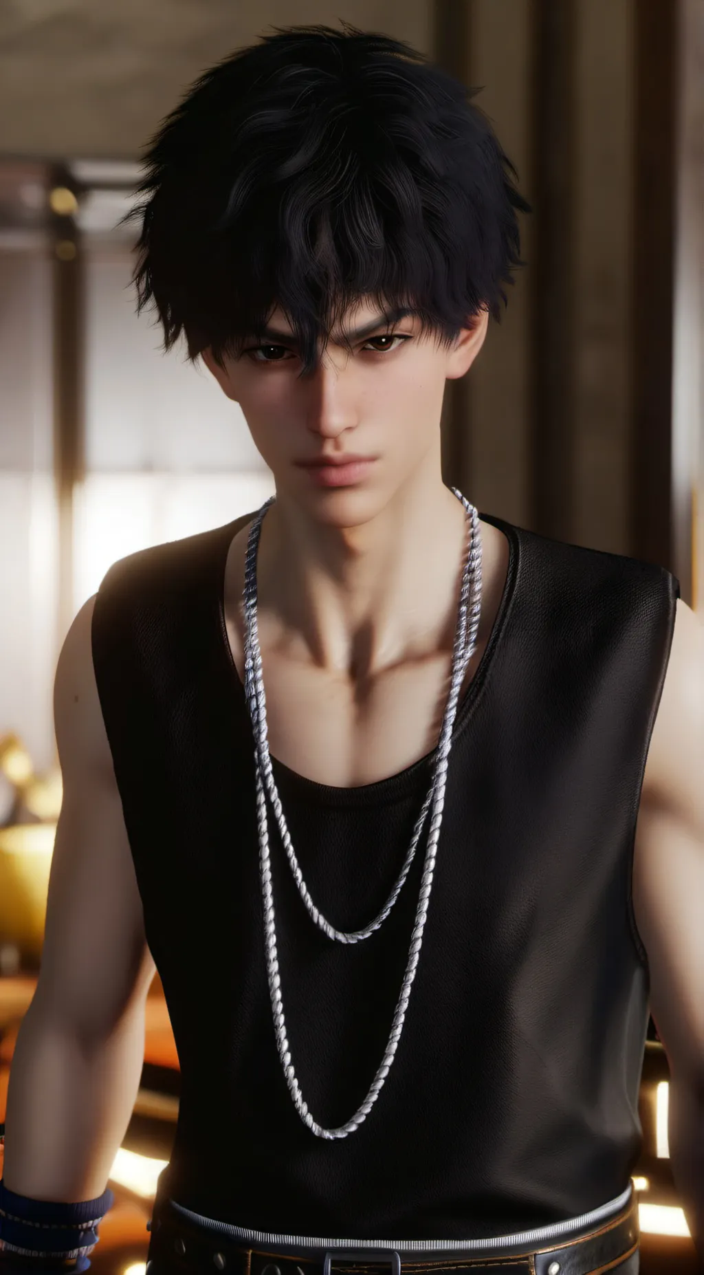 ai character: Leo background