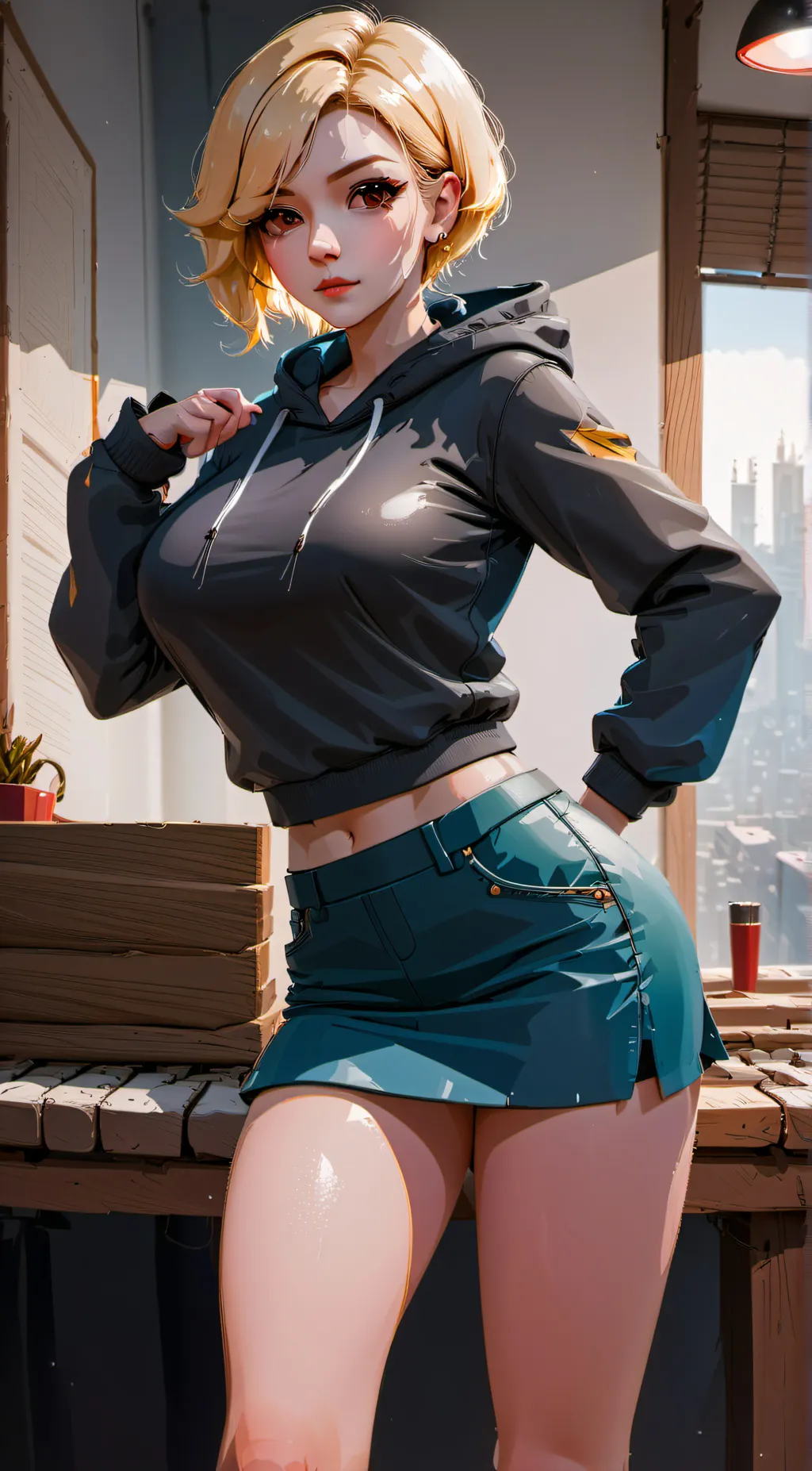 ai character: Emma  background