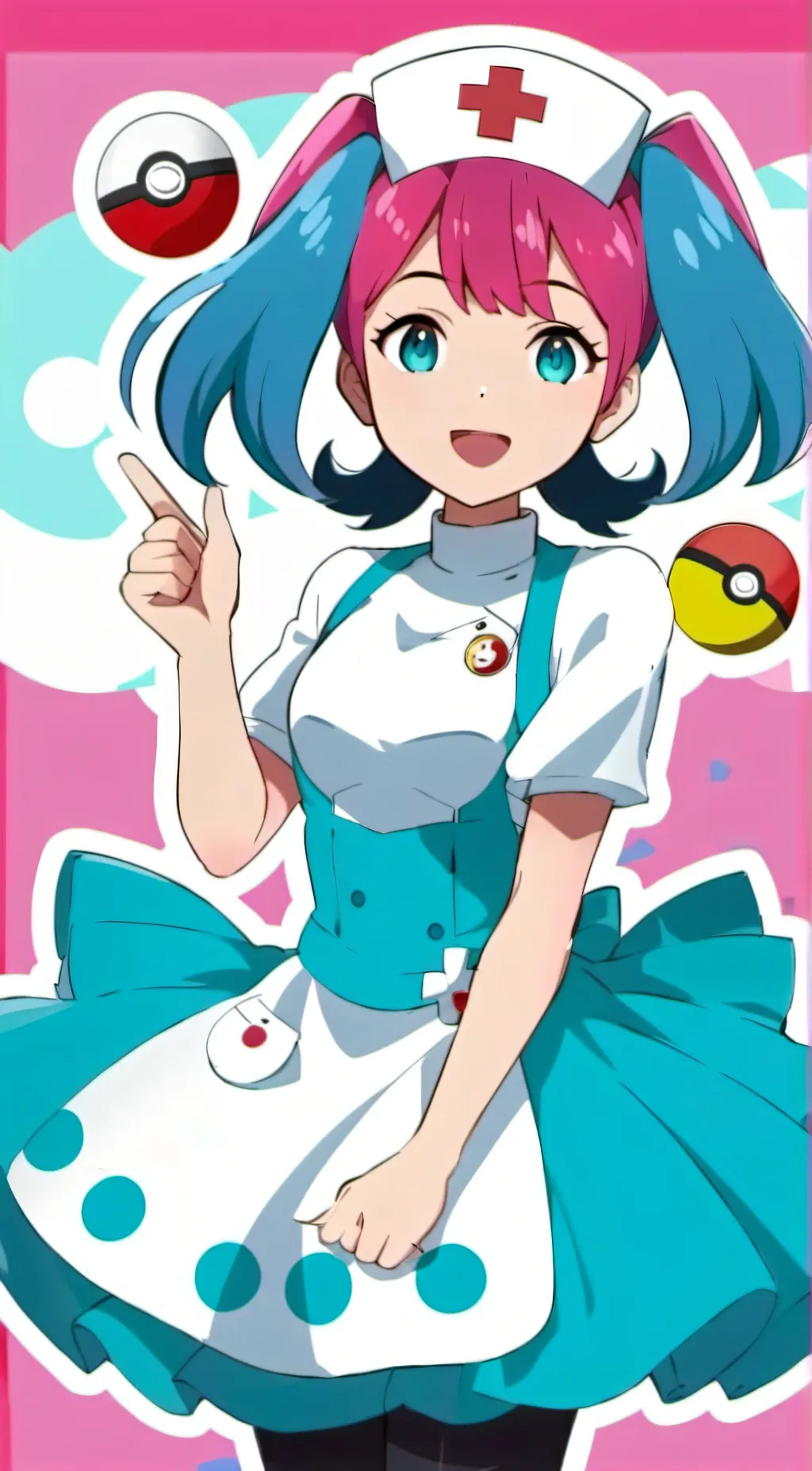 ai character: Nurse Joy (Alola)  background