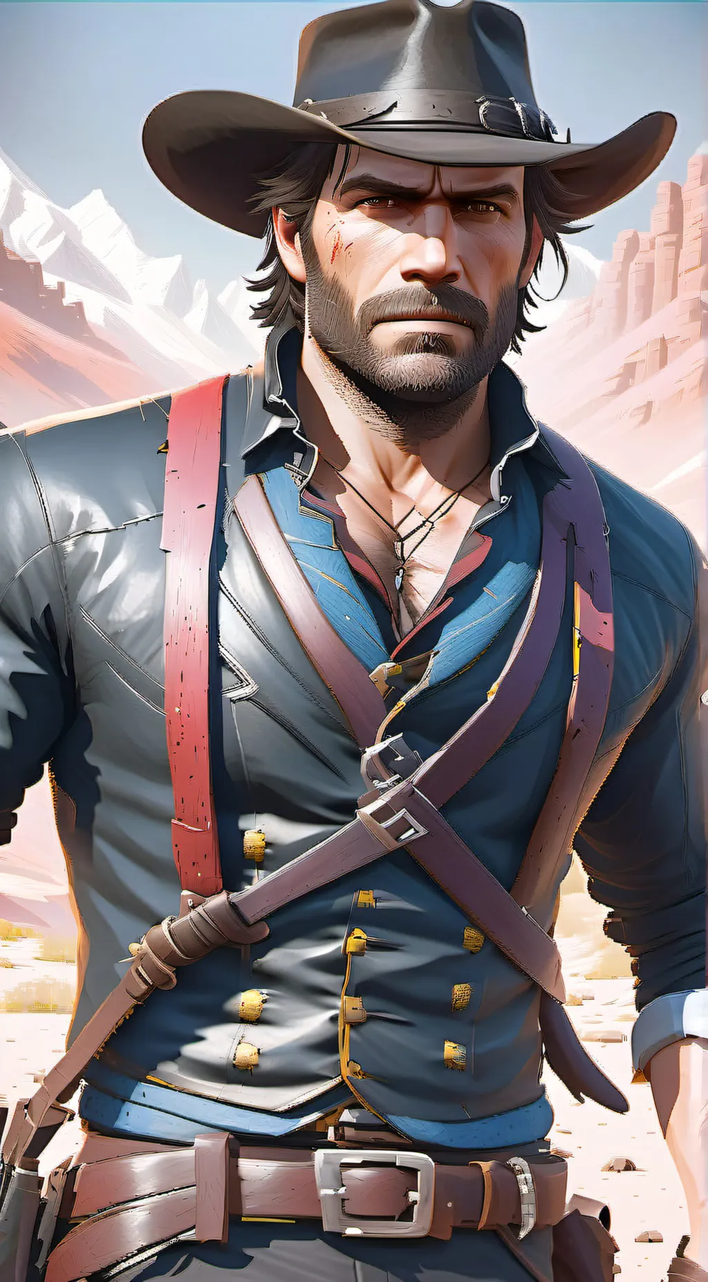 ai character: arthur morgan background