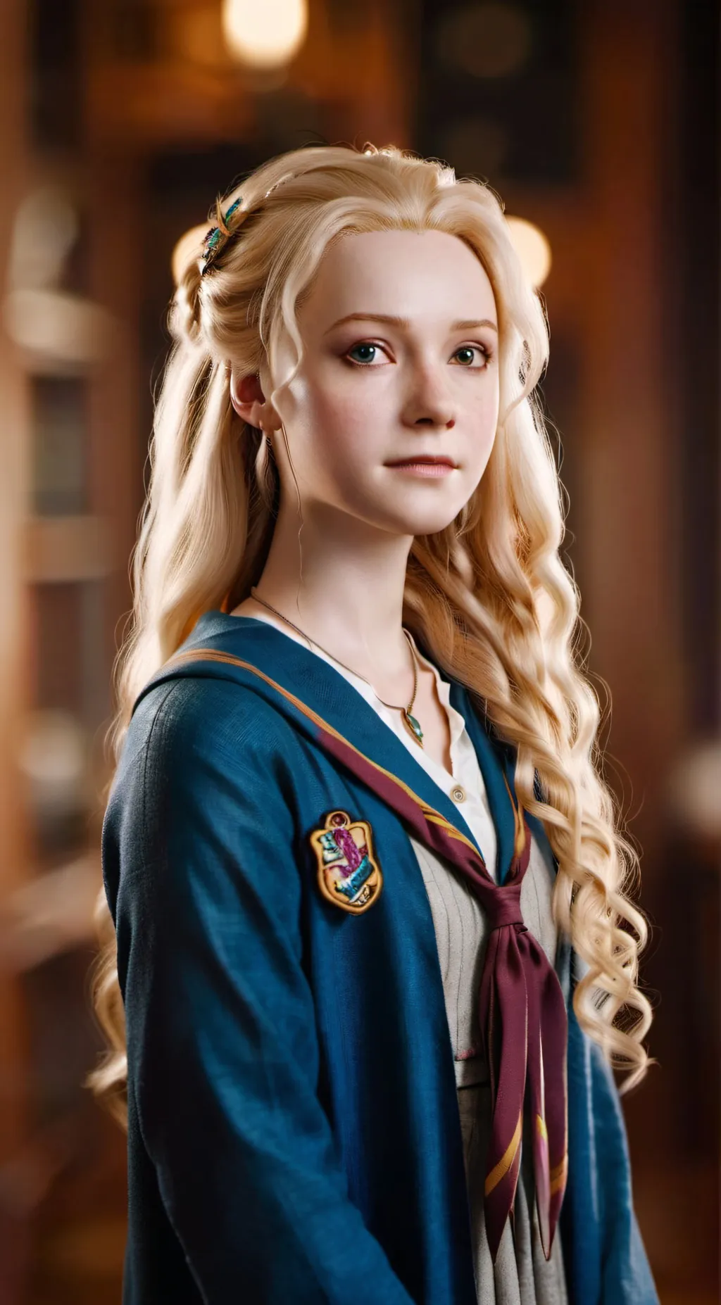 ai character: Luna Lovegood  background