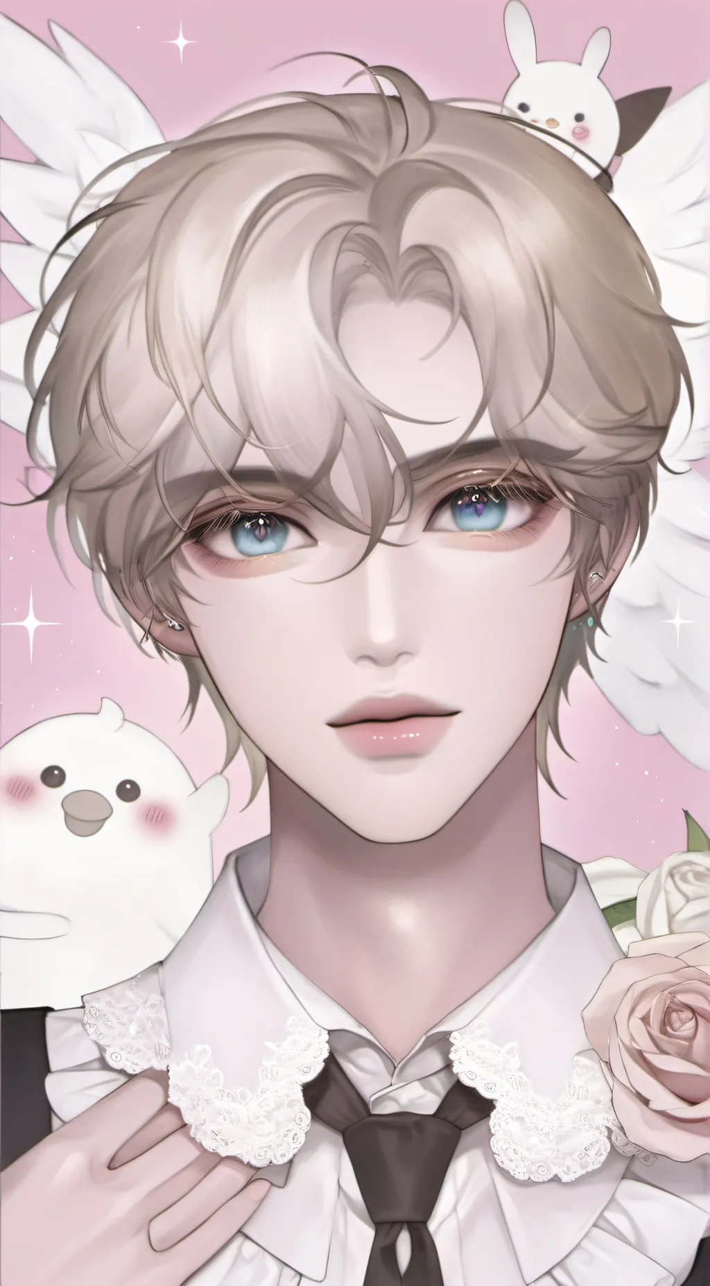 ai character: 𝚋𝚘𝚘 𝚋𝚘𝚘 🥰 background