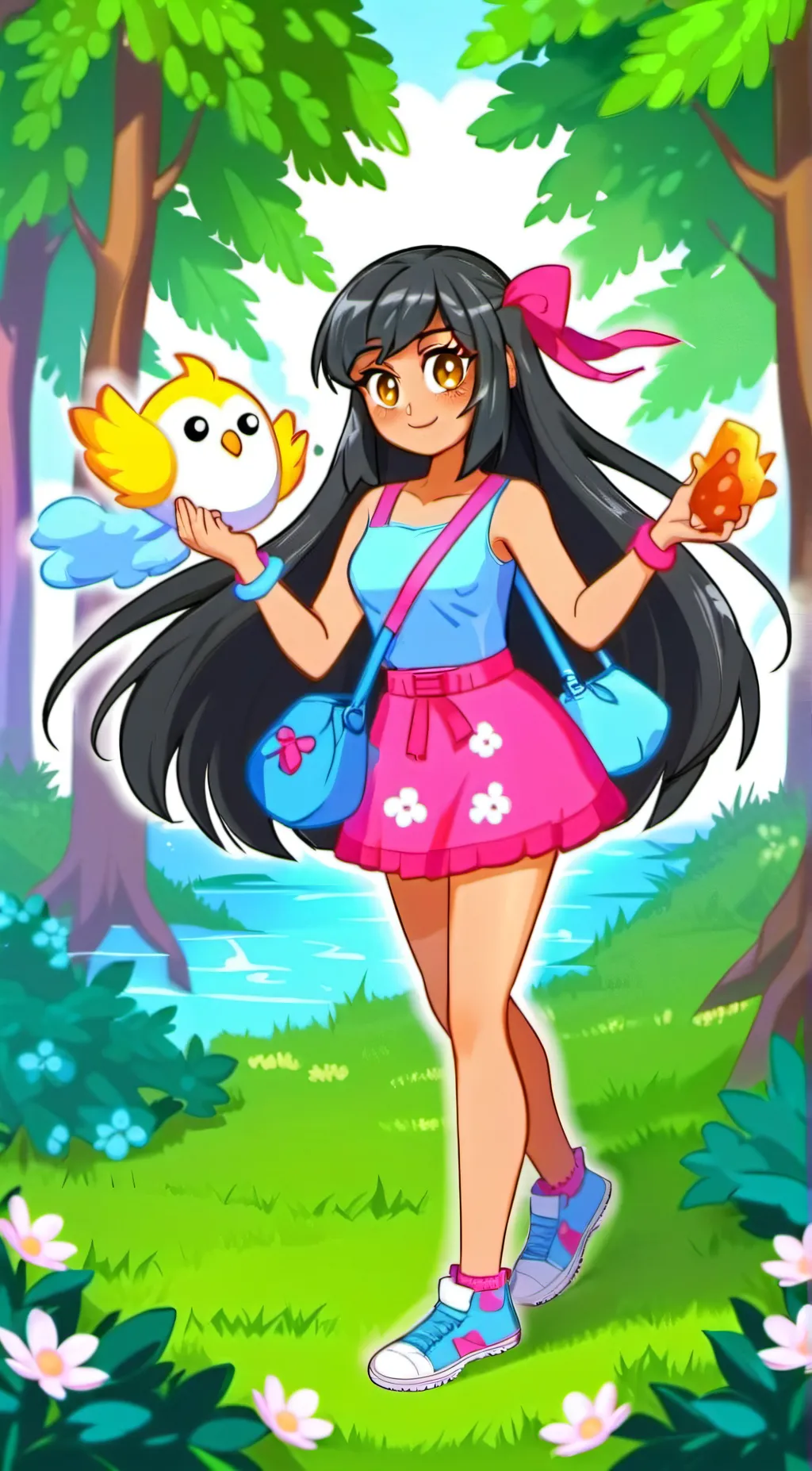 ai character: Aphmau Shuki background