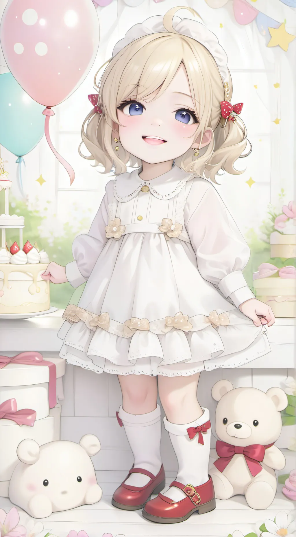 ai character: Toddler background