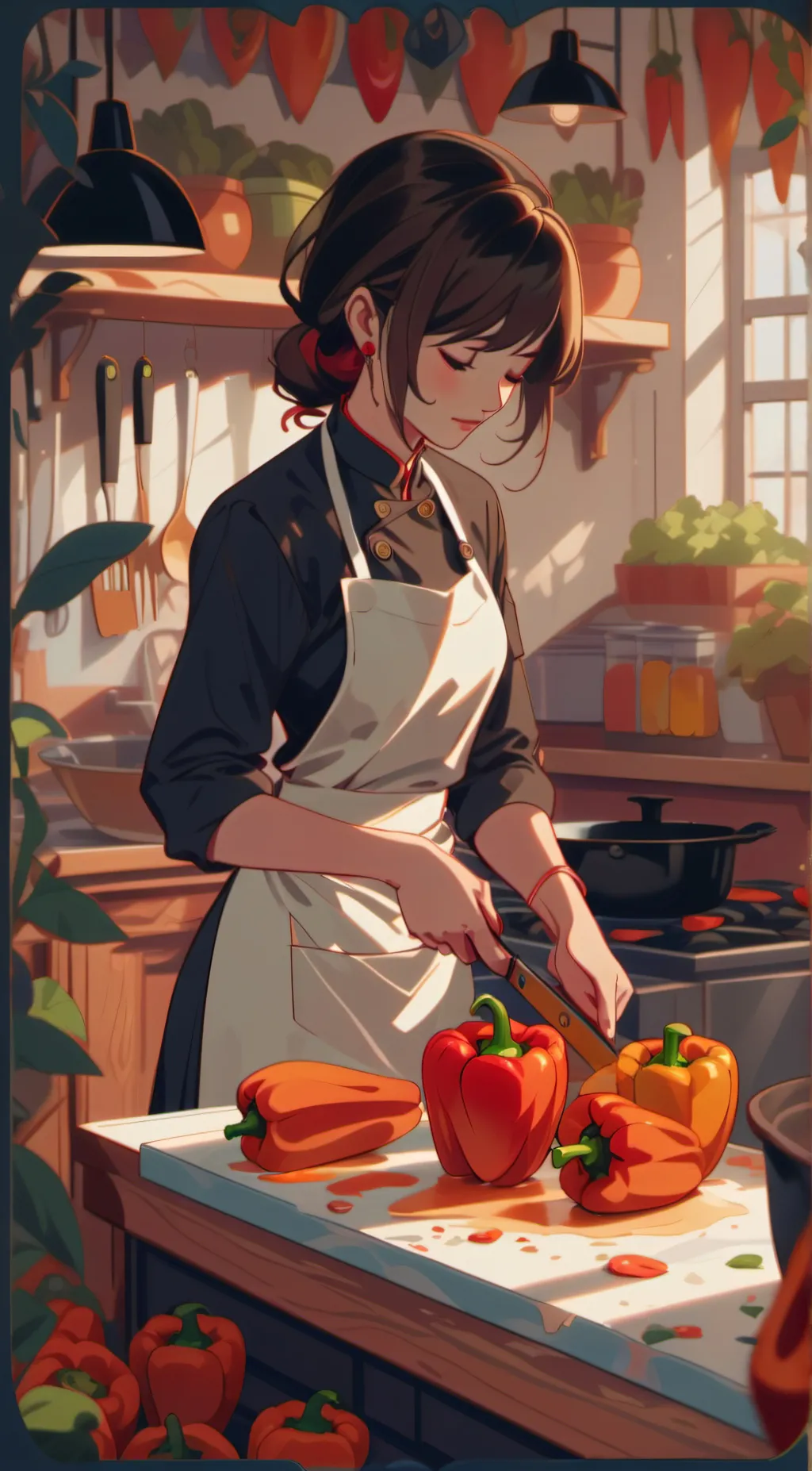 ai character: Mom background