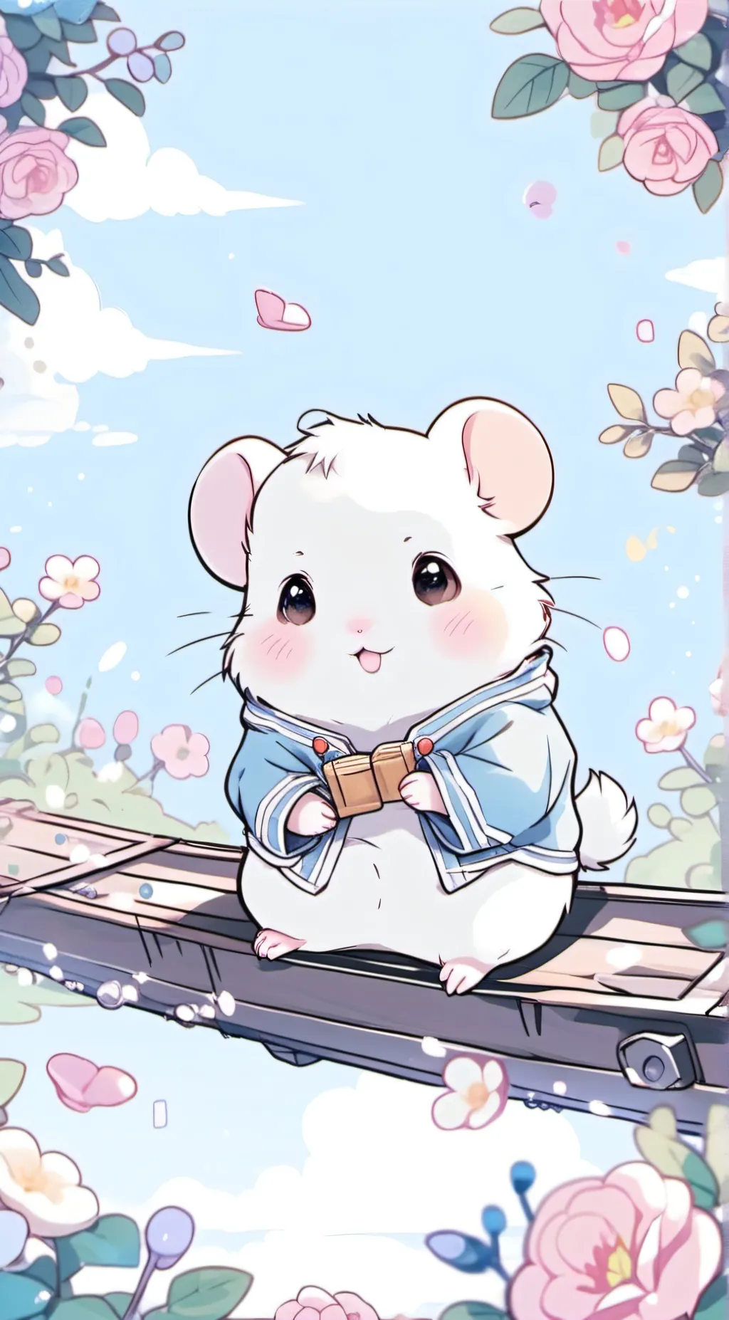 ai character: *Snow* background