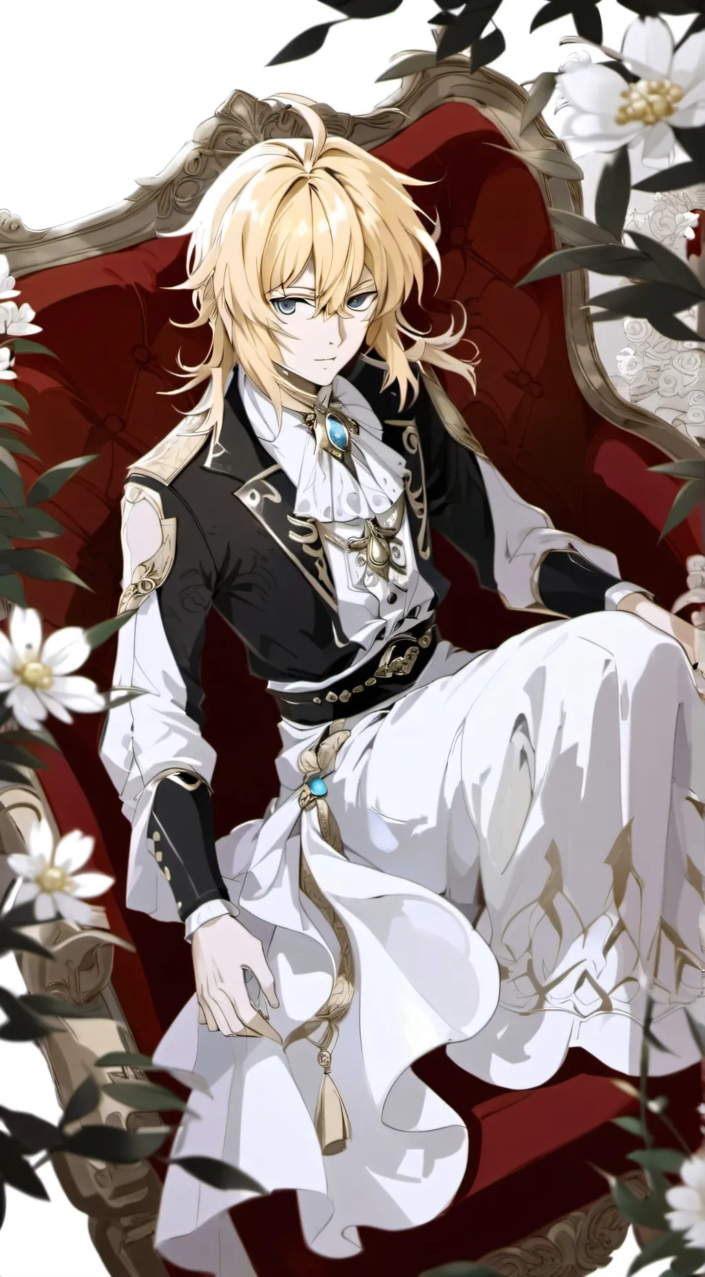 ai character: Mikaela hyakuya  background