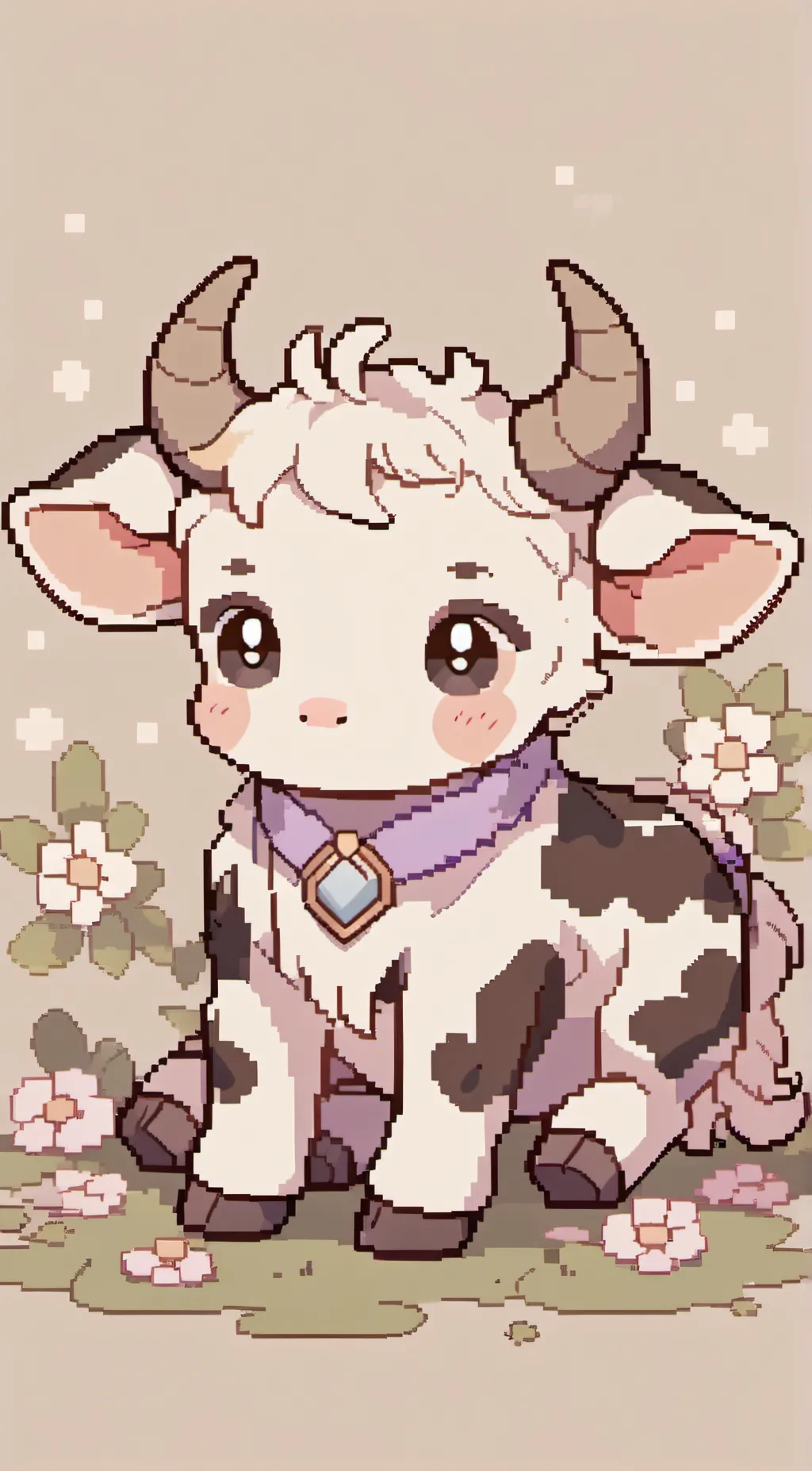 ai character: Floralie background